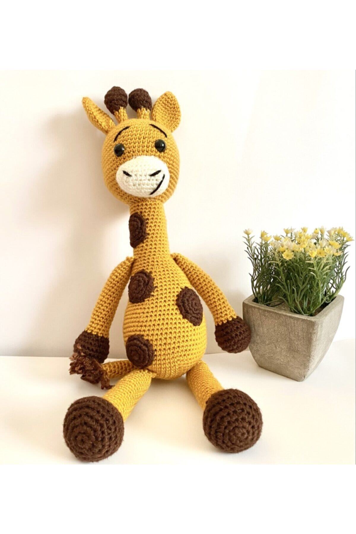 Organik Toys Organik Oyuncak Amigurumi Örgü Zürafa