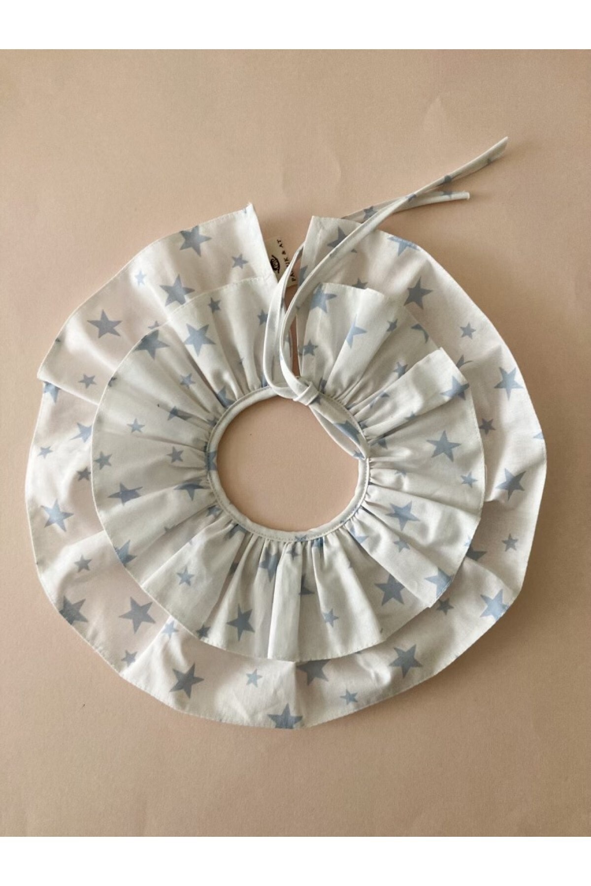 Pamuk & At Mavi Yıldızlı Mama Önlüğü