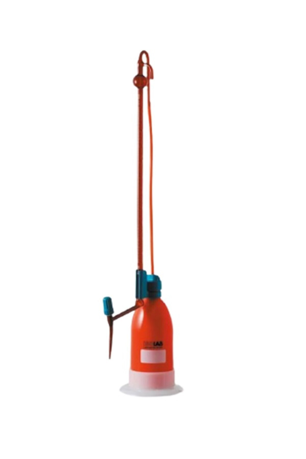 ISOLAB 020.05.050 Büret - Otomatik - Şilling - Amber - As Kalite - Beyaz Skala - 50 Ml (1 Adet)