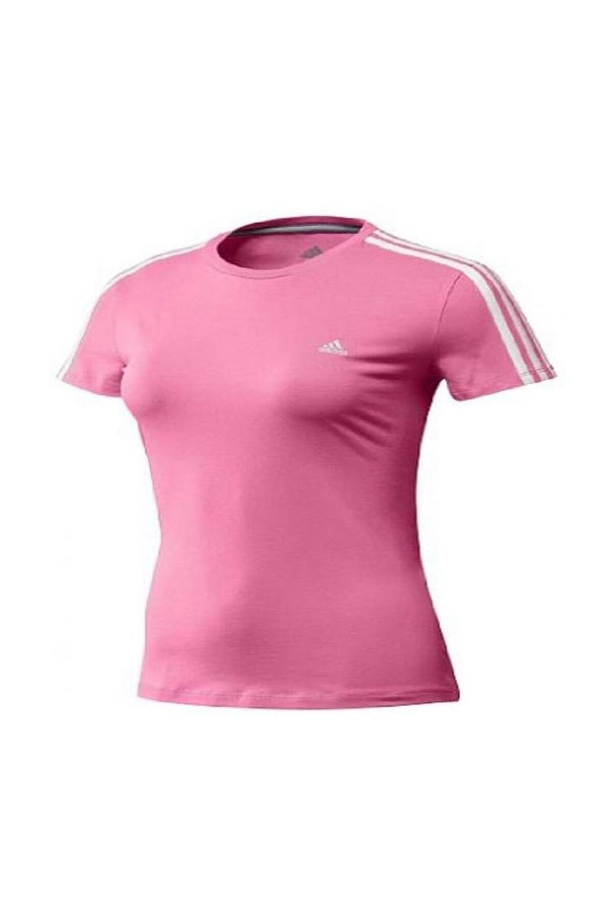adidas Kadın Koşu Tişörtü Pembe Ess 3S Tee X21793
