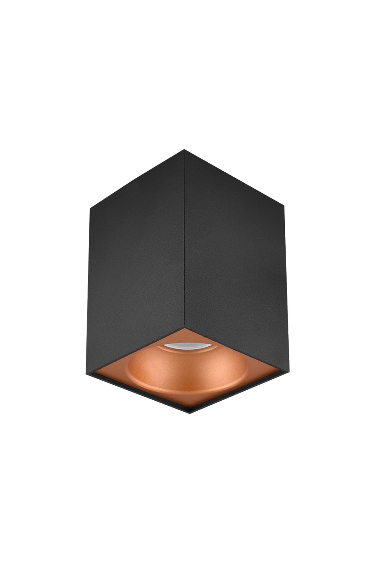 BORDOVİŞNE Dekoratif Sıva Üstü Kare Led Spot Armatür (GÜNIŞIĞI LED AMPULLÜ) 8x8x10 Cm