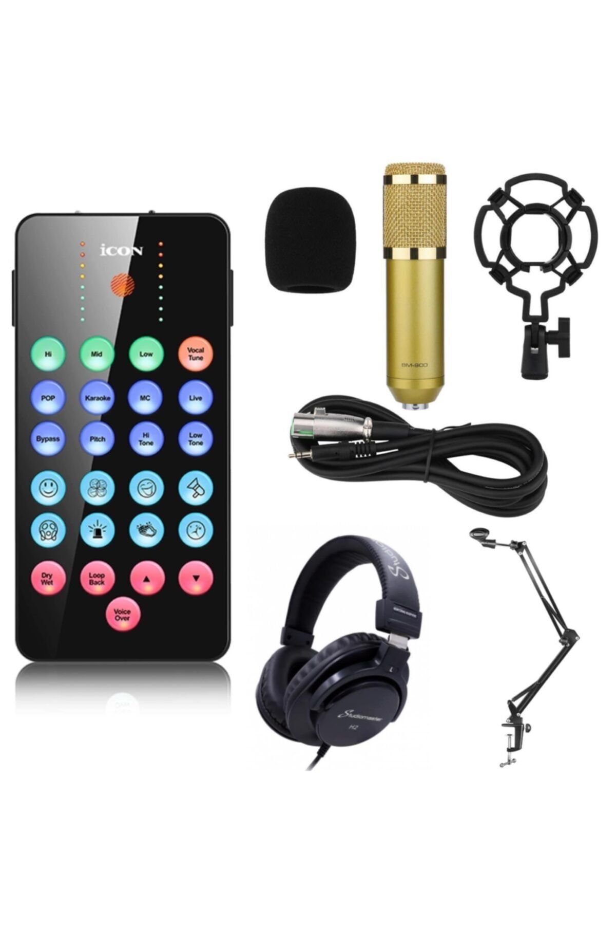 Icon Podcast Mikro Stüdyo Yayıncı Paketi