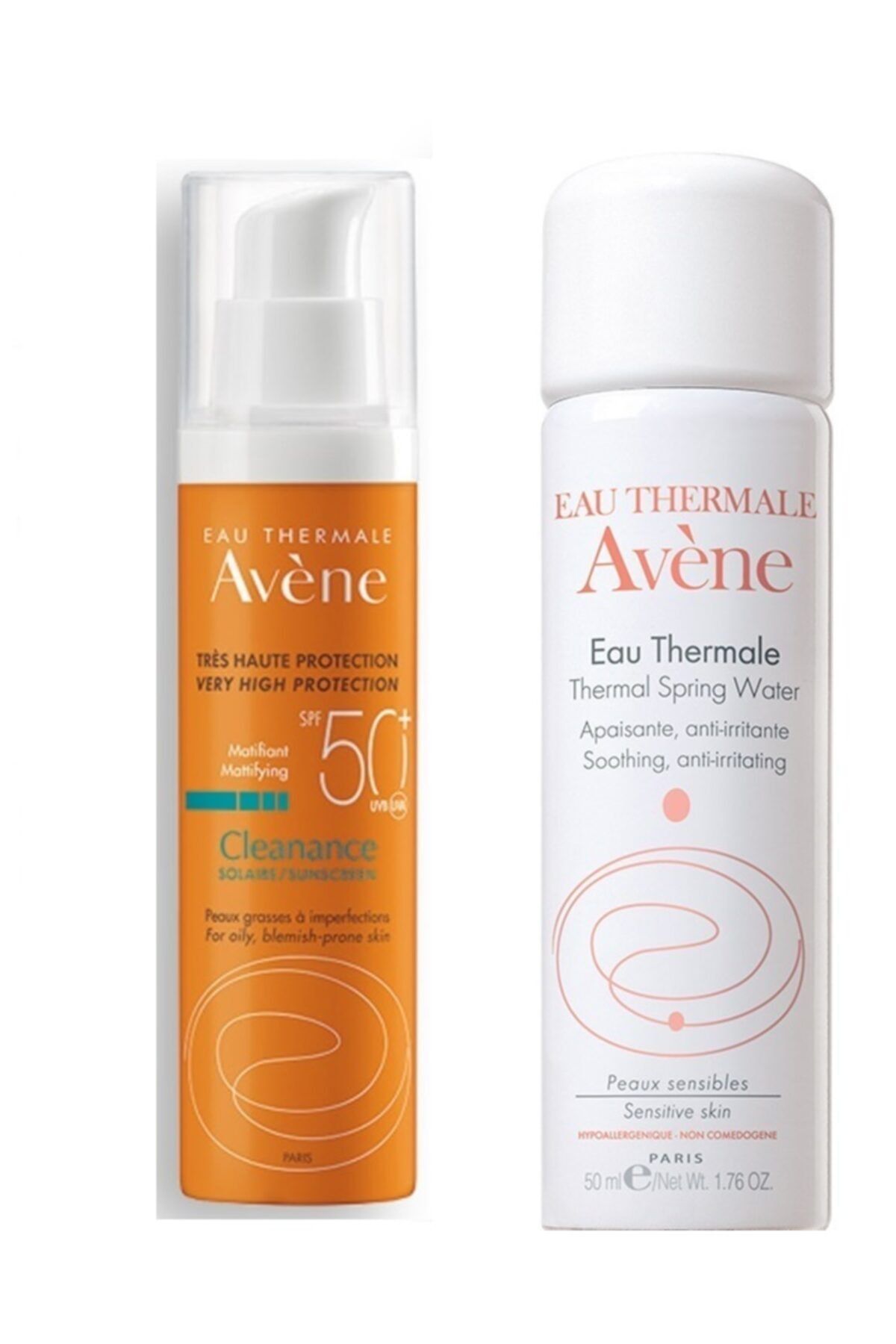 Avene Cleanance Spf 50 Güneş Kremi 50 ml - Termal Su 50 ml