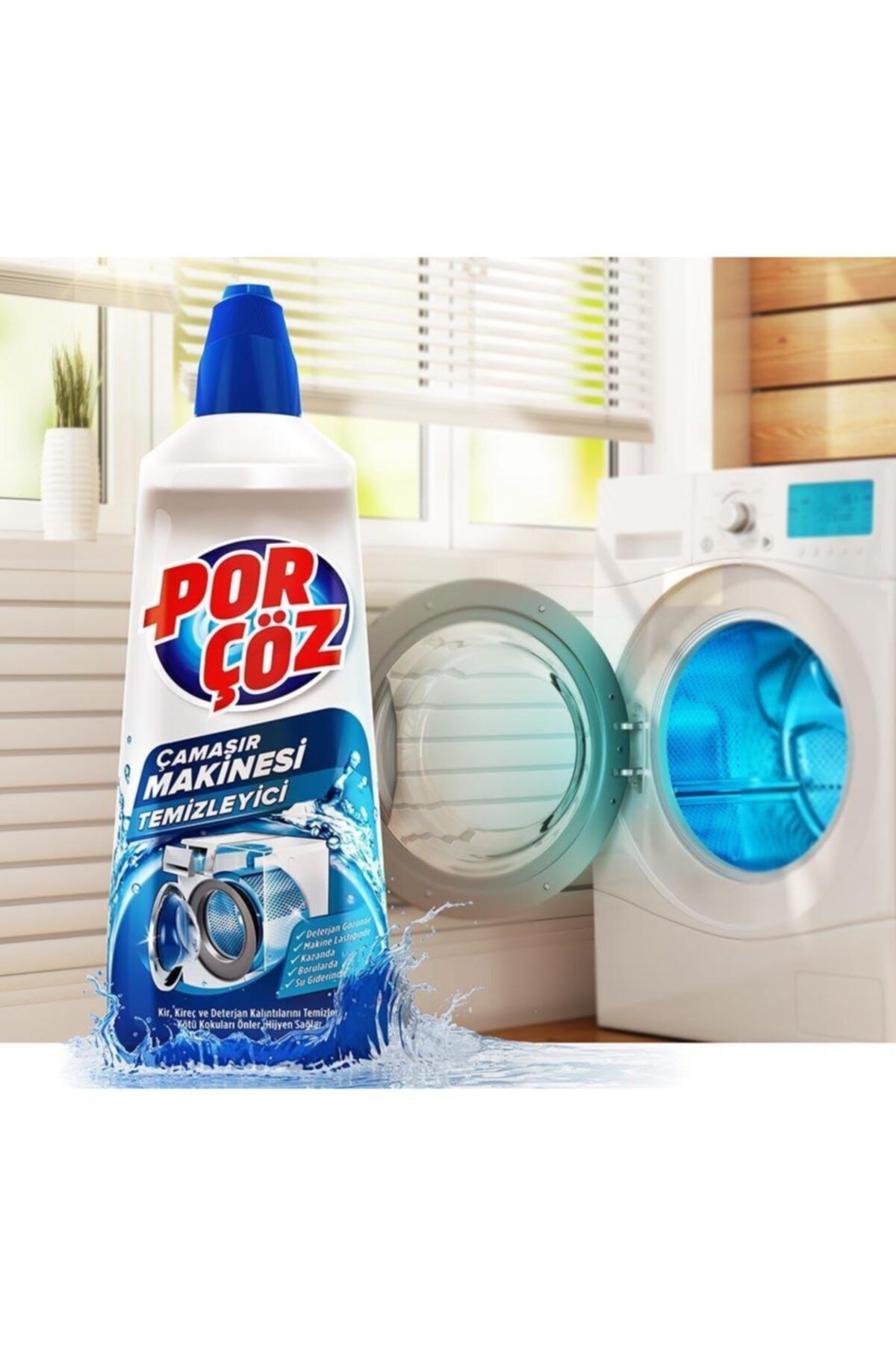 Porçöz 400 Ml Çamaşır Makinesi Temizleyici
