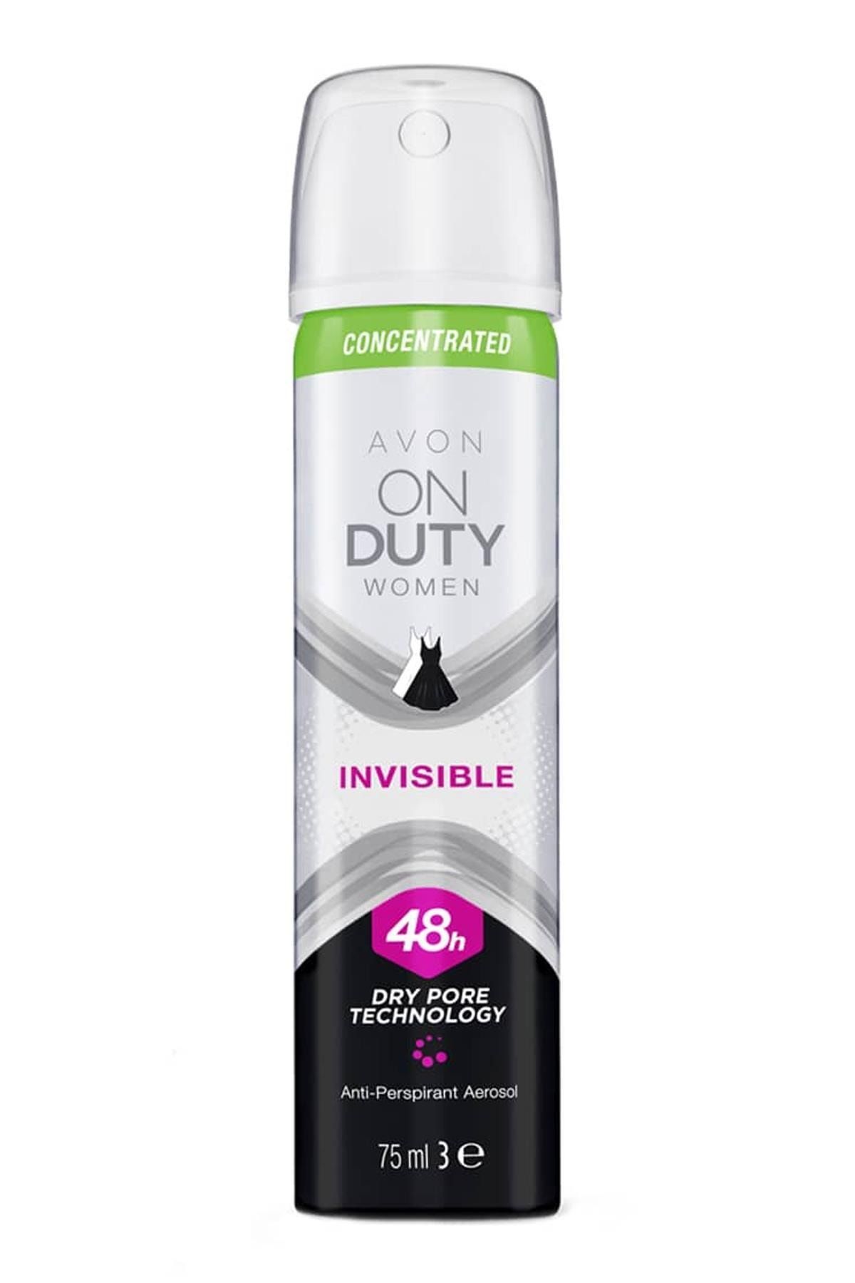 AVON On Duty Invisible Antiperspirant 75 ml Kadın Deodorant 5059018017253
