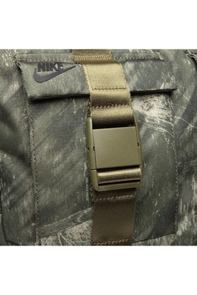 Canvas Pocket Printed Tote Olive Omuz Çantası Ba6378-395 Image 4