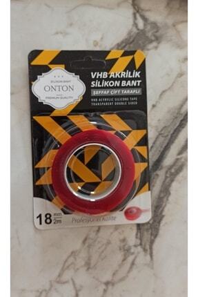 Vhb Akrilik Silikon Bant Şeffaf Çift Taraflı 18mm 2m Image 0