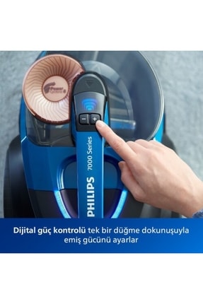 7000 Serisi Torbasız Elektrikli Süpürge, 750 W, PowerCyclone 8 Teknolojisi, FC9749/07 Image 3