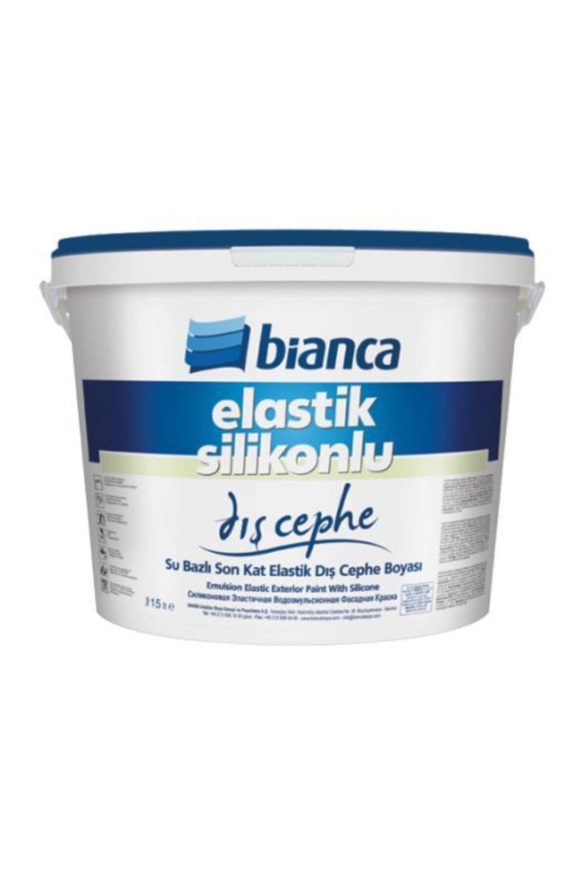 Bianca Silikonlu Elastik 15lt 0451 Oksit Sarı