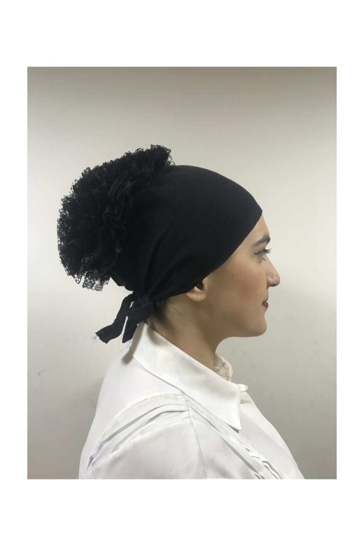 Zamir Fırfırlı Bone 3 Lü (Siyah)