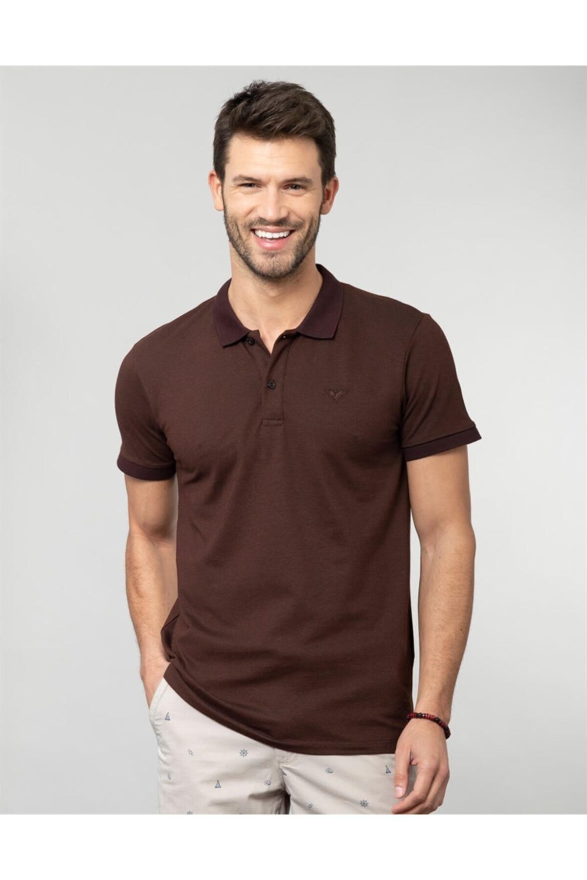 Tudors Polo Yaka Düz Erkek T-shirt