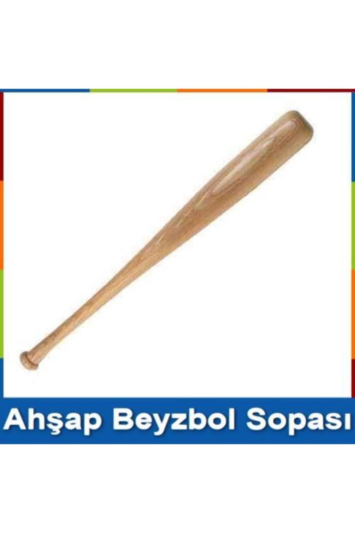 İndiriminVar Uzun Ömürlü Dayanıklı Sağlam Ahşap Beyzbol Sopası Bagaj Içi Sopa
