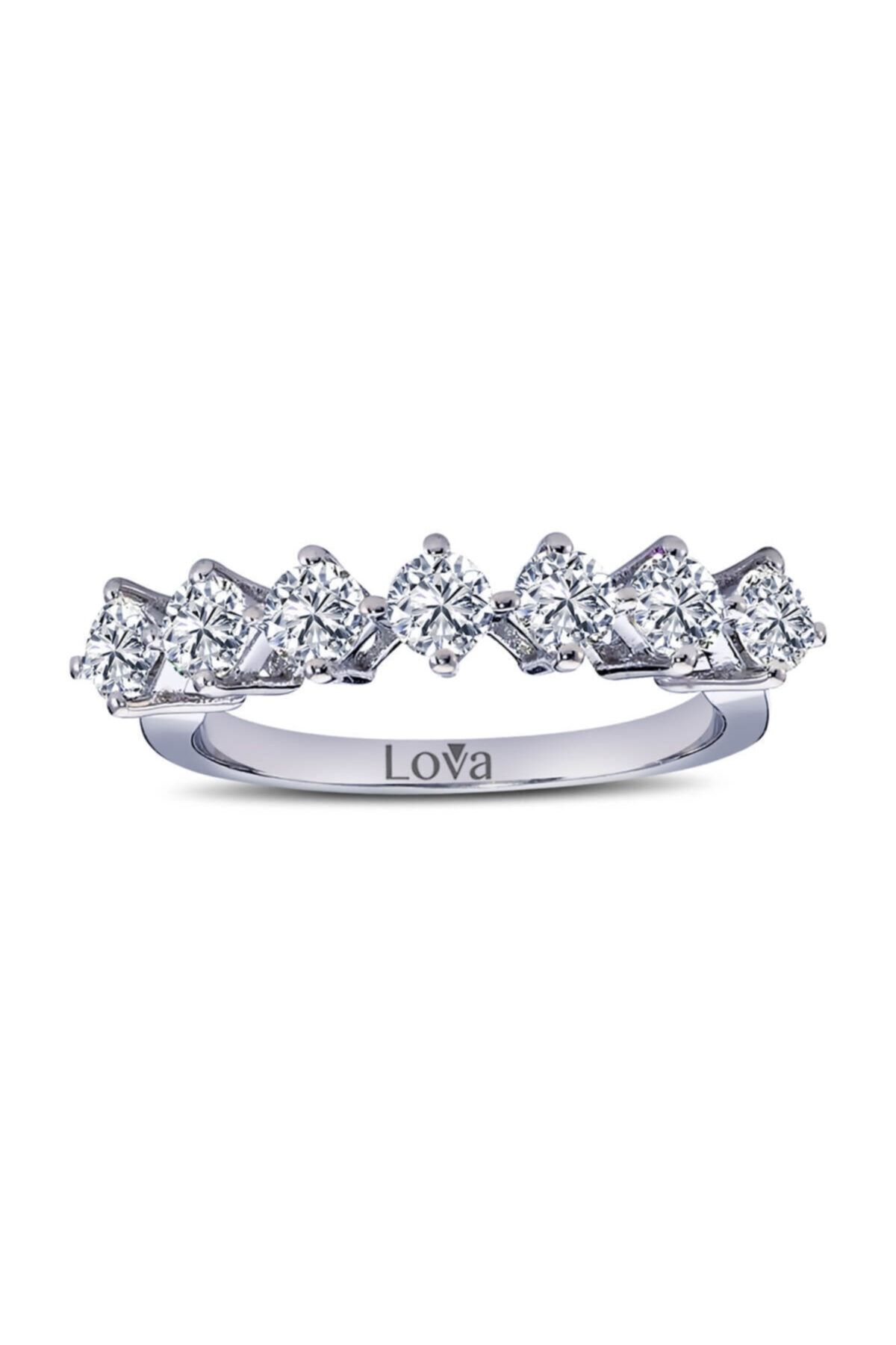 Lova G Renk 1,15 Karat Pırlanta Yeditaş Yüzük - 1060096