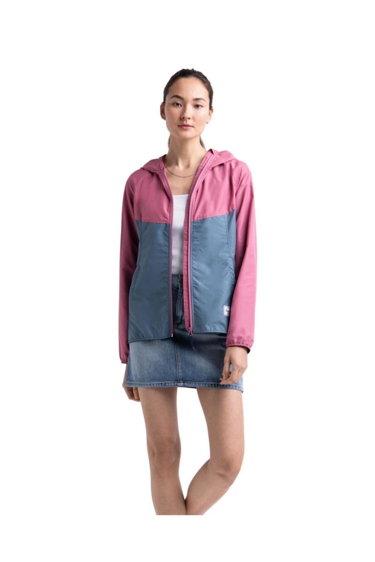 Herschel Supply Co. Herschel Supply Packable Wind Heather Rose/blue Mirage Kadın Rüzgarlık