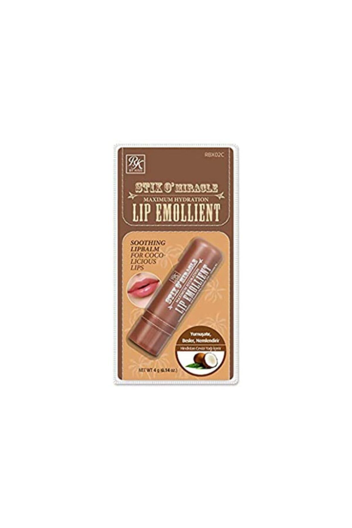 Ruby Kisses Stix O'miracle Dudak Nemlendiricisi - Hindistan Cevizi Kakao Yağı 4 gr
