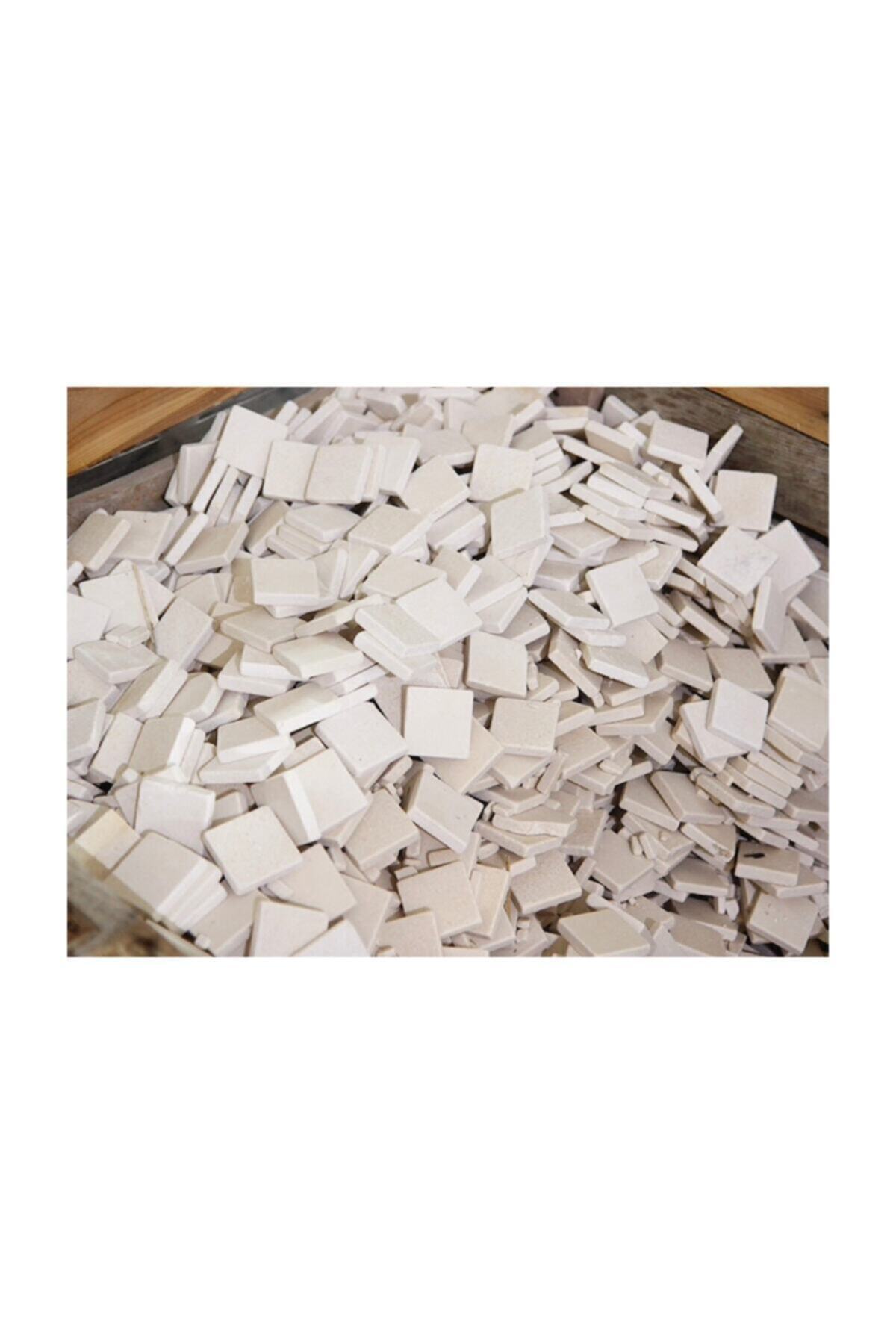 Perla 100 Adet 1x5x5 Baskısız Doğaltaş Nikah Şekeri Hobi Boyama Magnet
