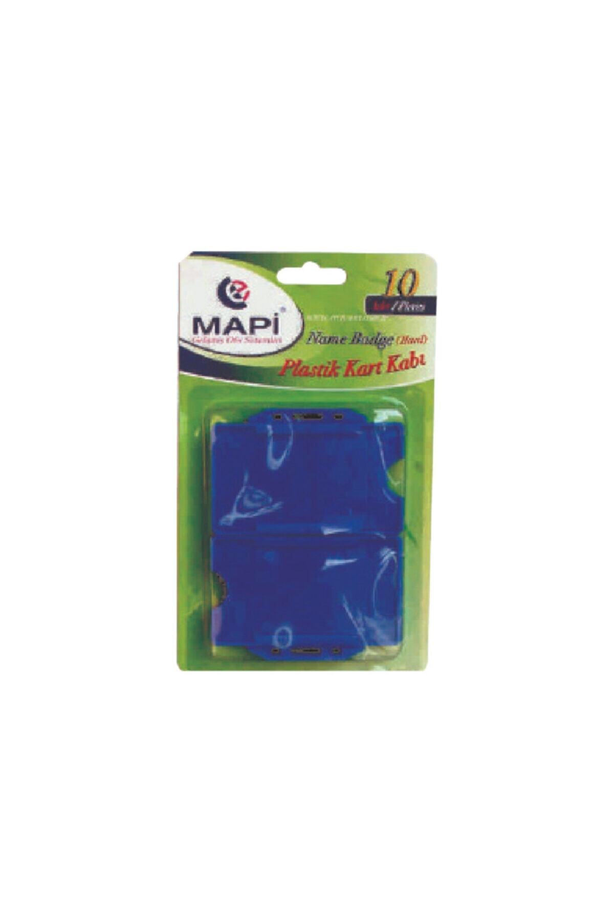 Mapi 50 Adet Mavi Dikey Kart Kabı