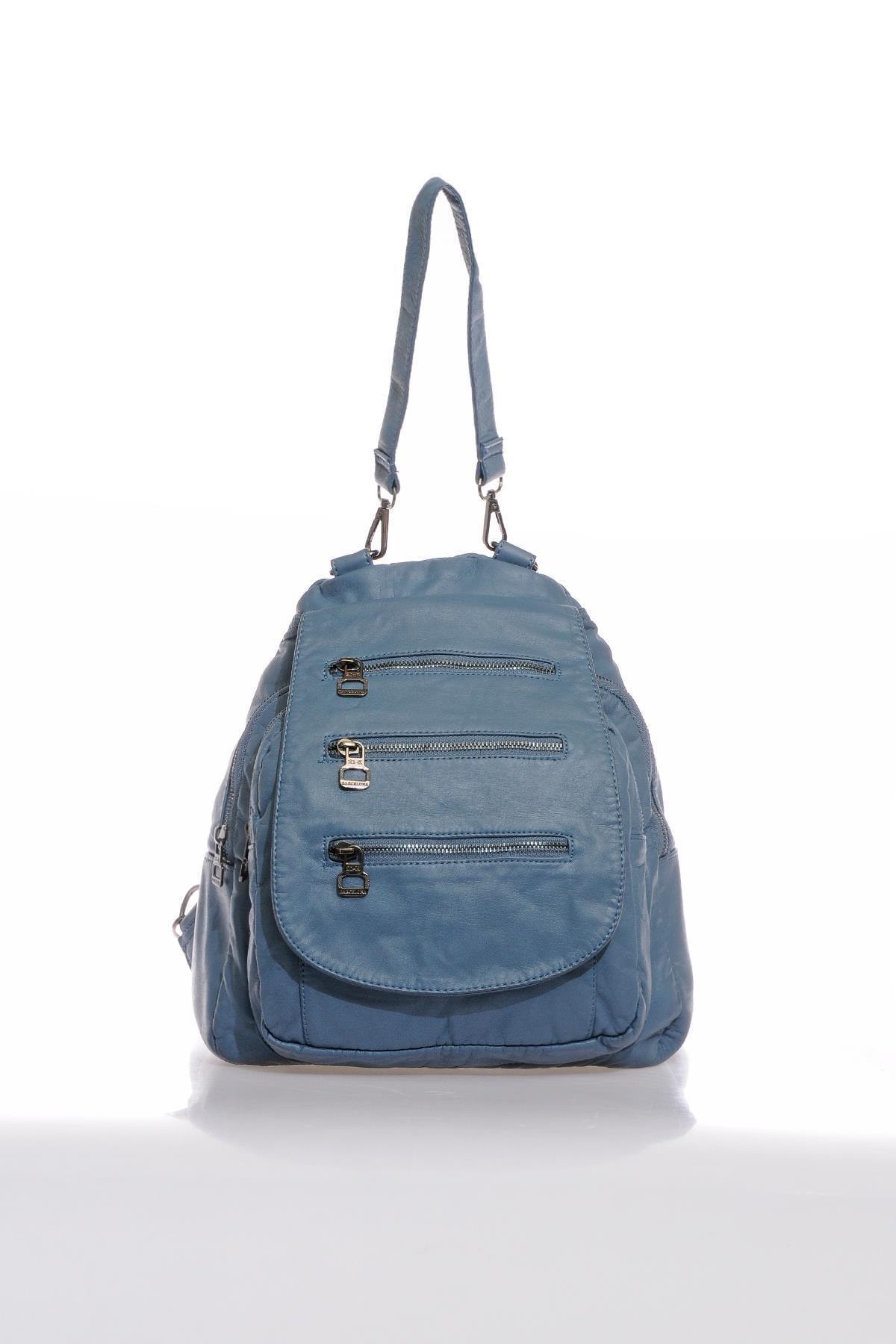 Barcelona Brc1685-0136 Açık Jeans Kadın Sırt Çantası