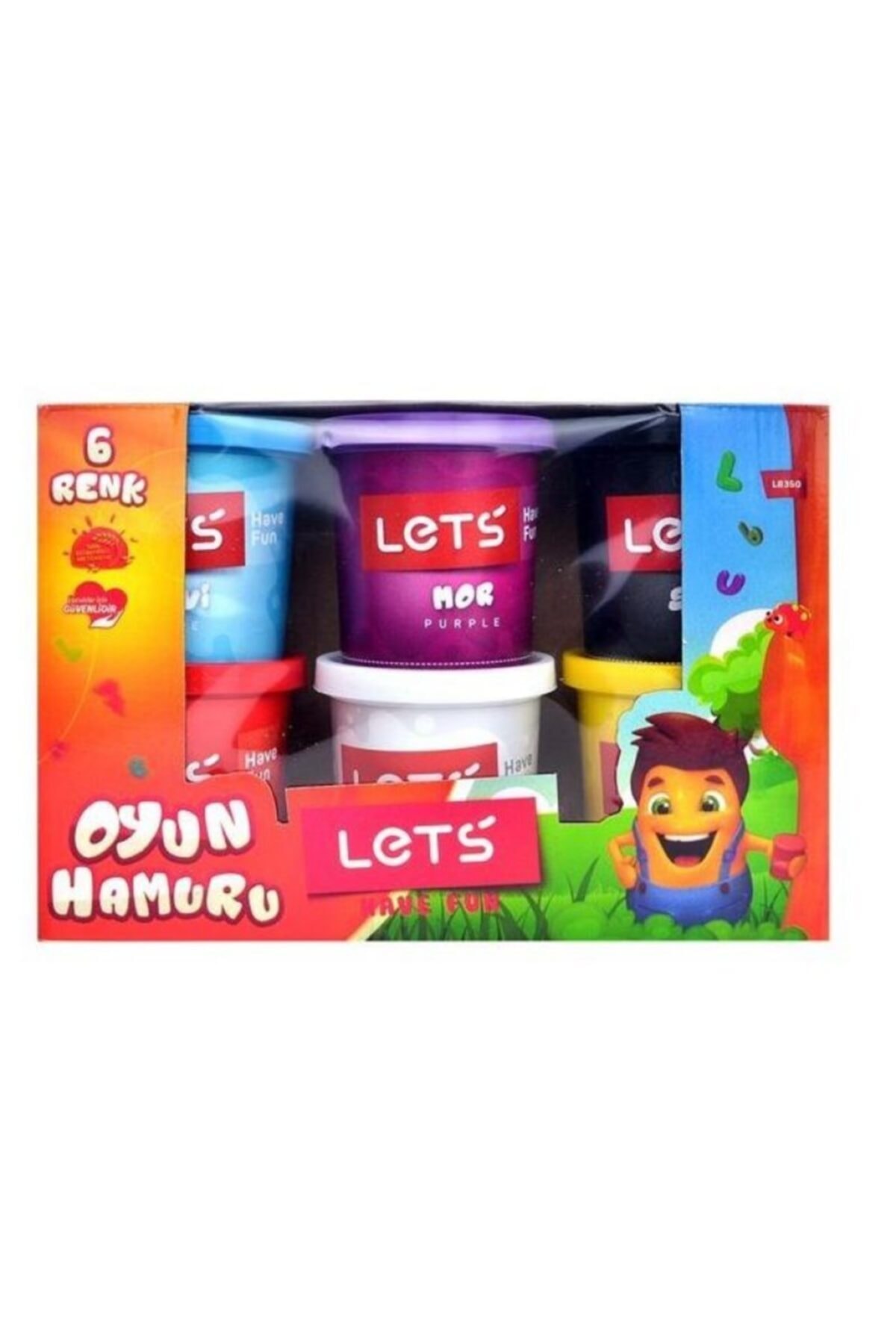 Lets Oyun Hamuru 6 Renk