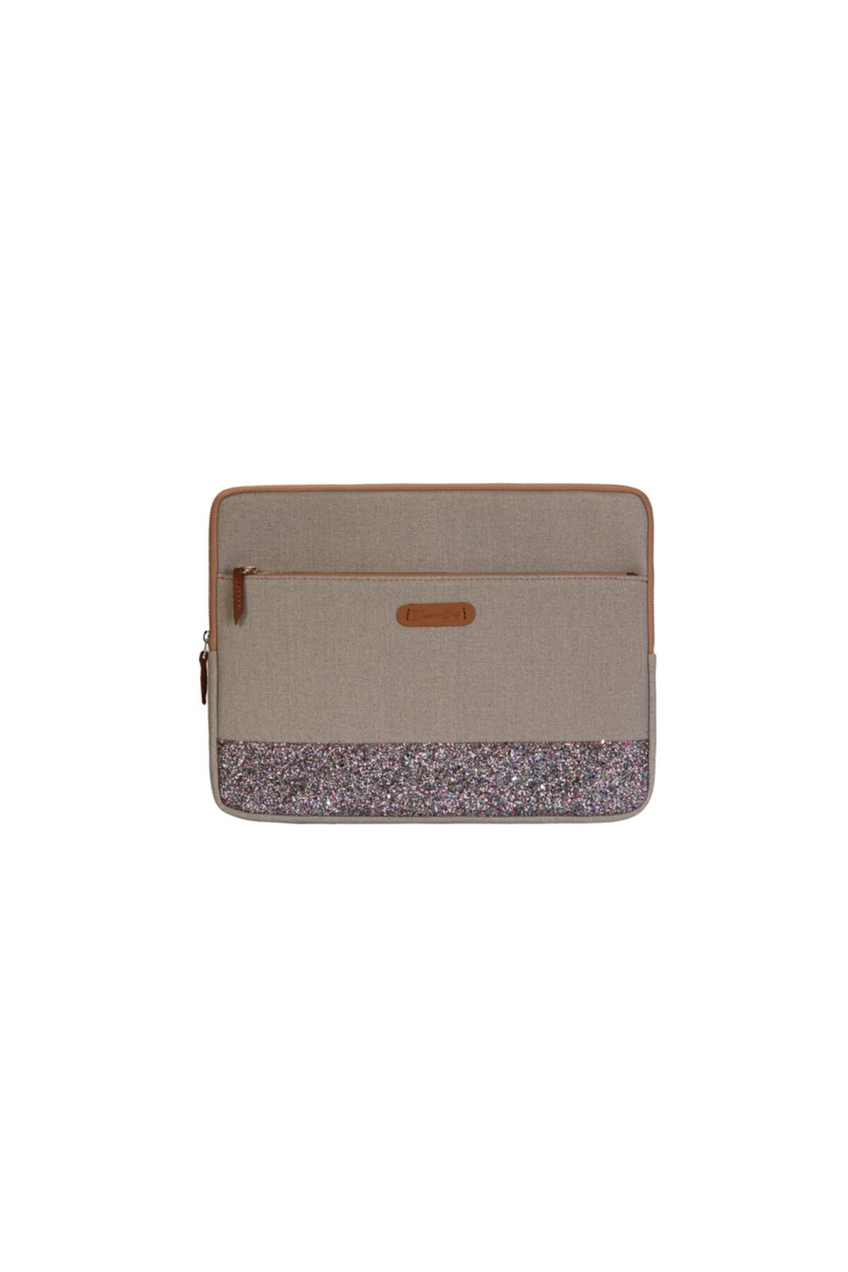BloominBag Greenish Glitter 15 - 16 Inch Macbook - Laptop Kılıfı