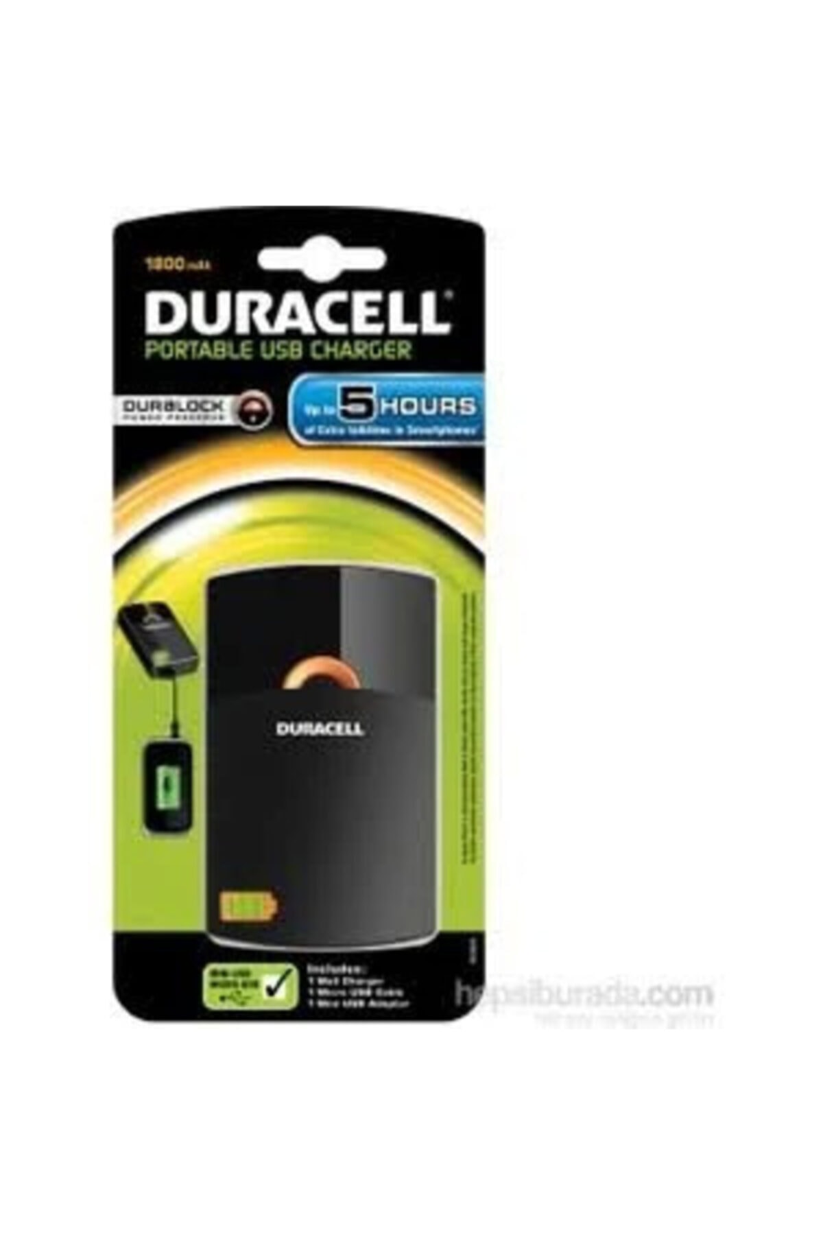 Duracell Taşınabilir Şarj Cihazı 1800 Mah