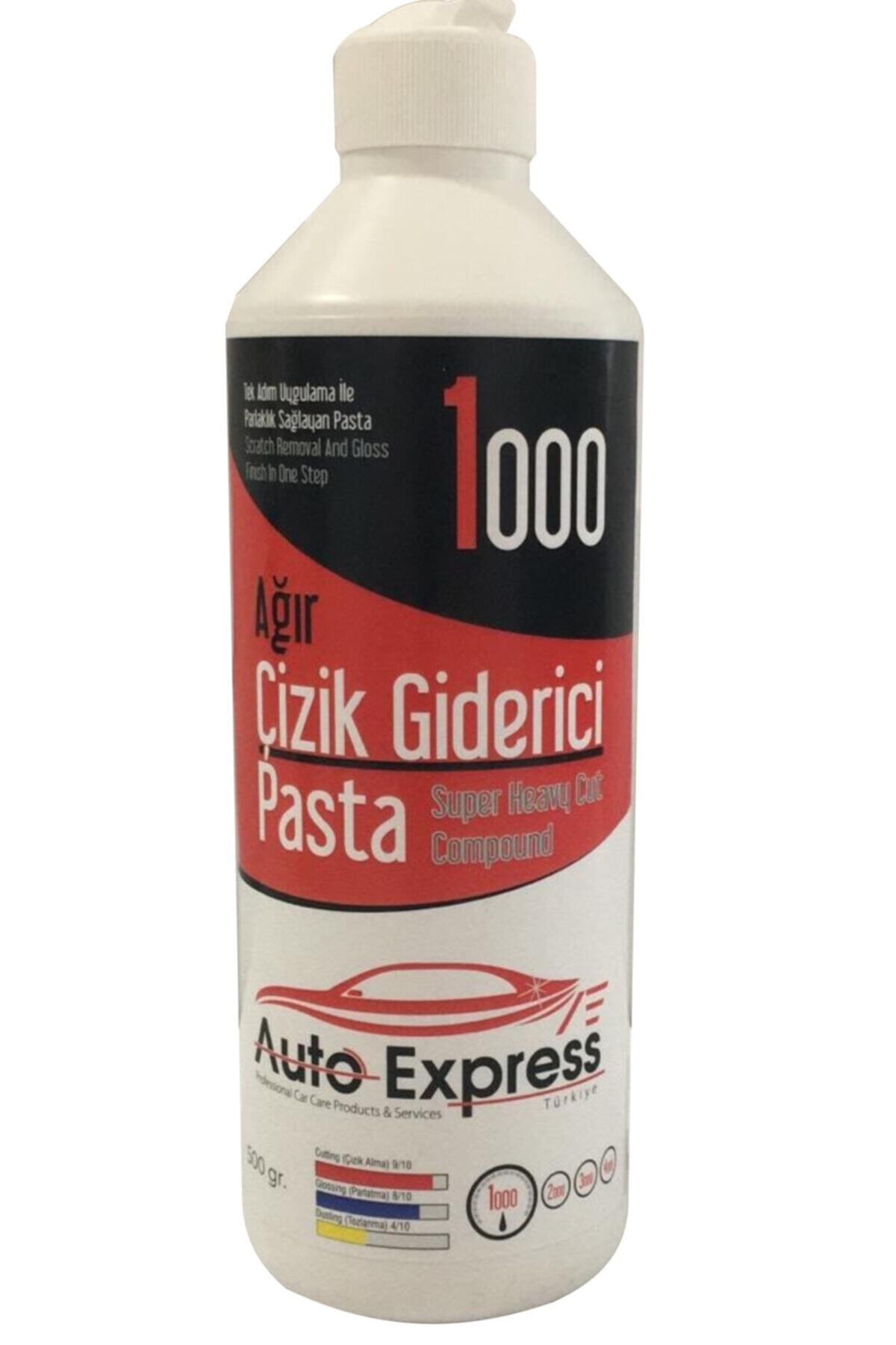 AUTOEXPRESSTÜRKİYE Auto Express 1000 Ağır Çizik Giderici Pasta 500 gr(Profesyonel Kullanım Içindir)