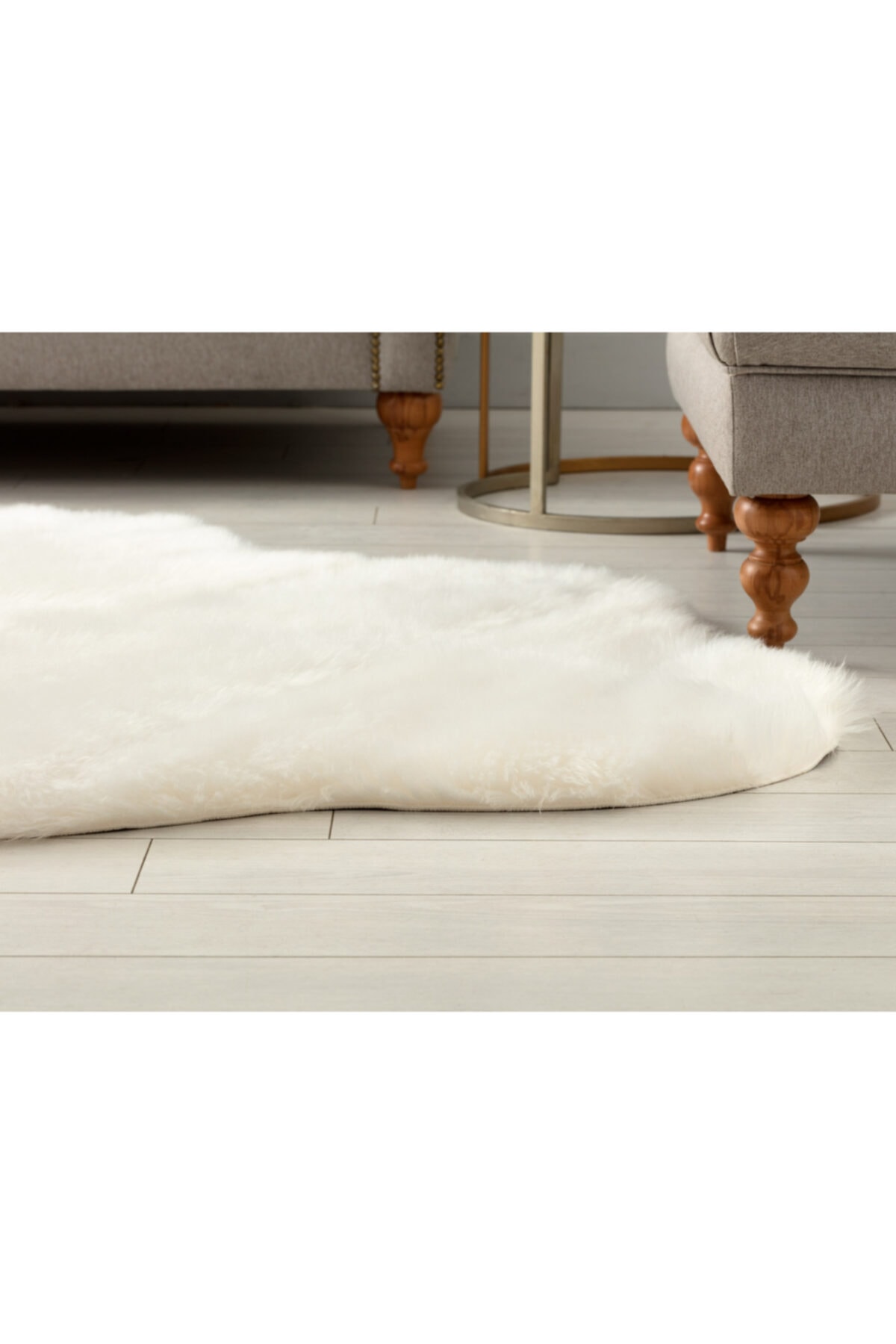 madame coco leila koyun post hali ekru 120x180 cm fiyati yorumlari trendyol