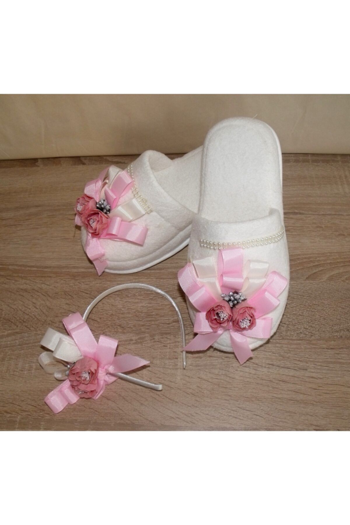 Mybabytasarım Pembe Lohusa Terlik Takım