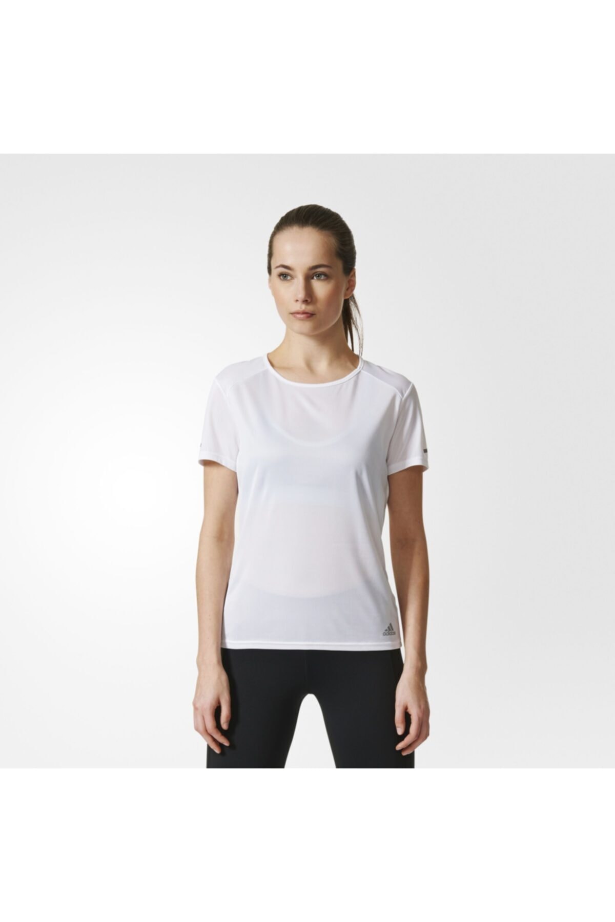 adidas RUN IT TEE W Beyaz Kadın T-Shirt 100576228
