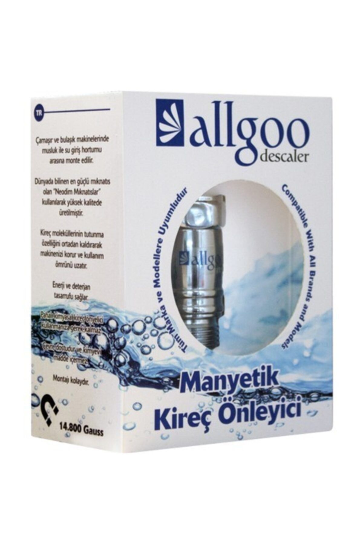 Universal Allgoo Descaler Manyetik Kireç Önleyici Çamaşır Makinesi Kireç Koruyucu Aparat