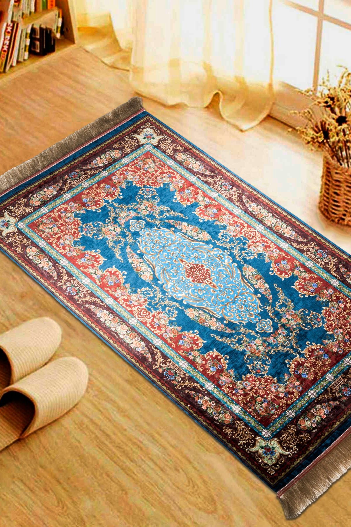 Soul of Anatolia Otantik Tasarım Dijital Baskı Kalın Kilim Seccade