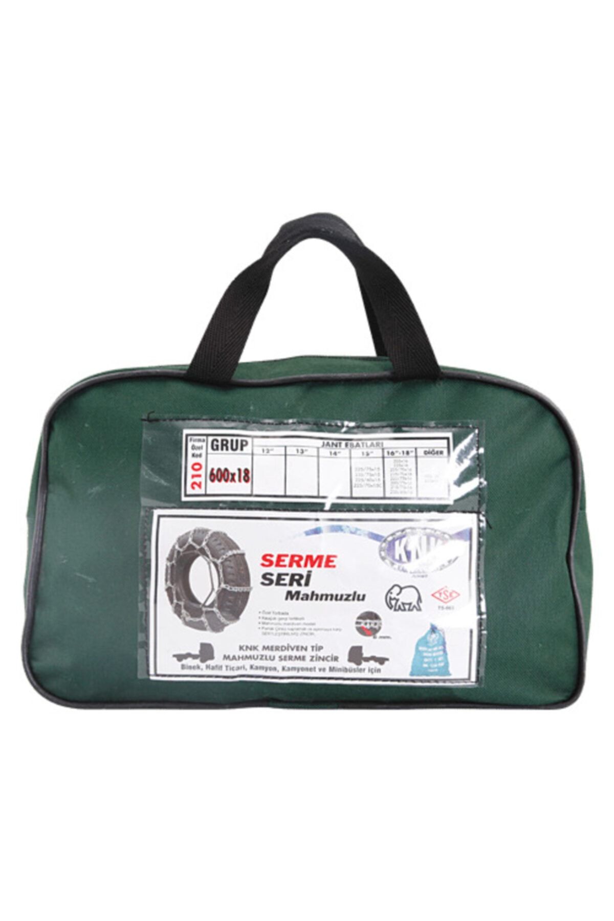 KNK Patınaj Zıncırı Mınıbüs Ve Kamyonet Serme 205×75×16 Tırnaklı