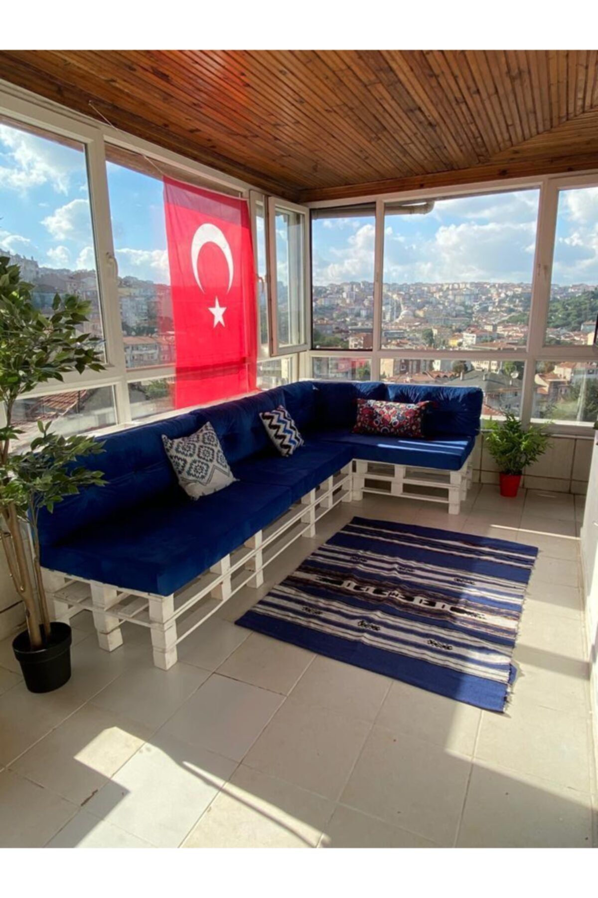 istanbulpaletdekor Palet L Koltuk Takımı