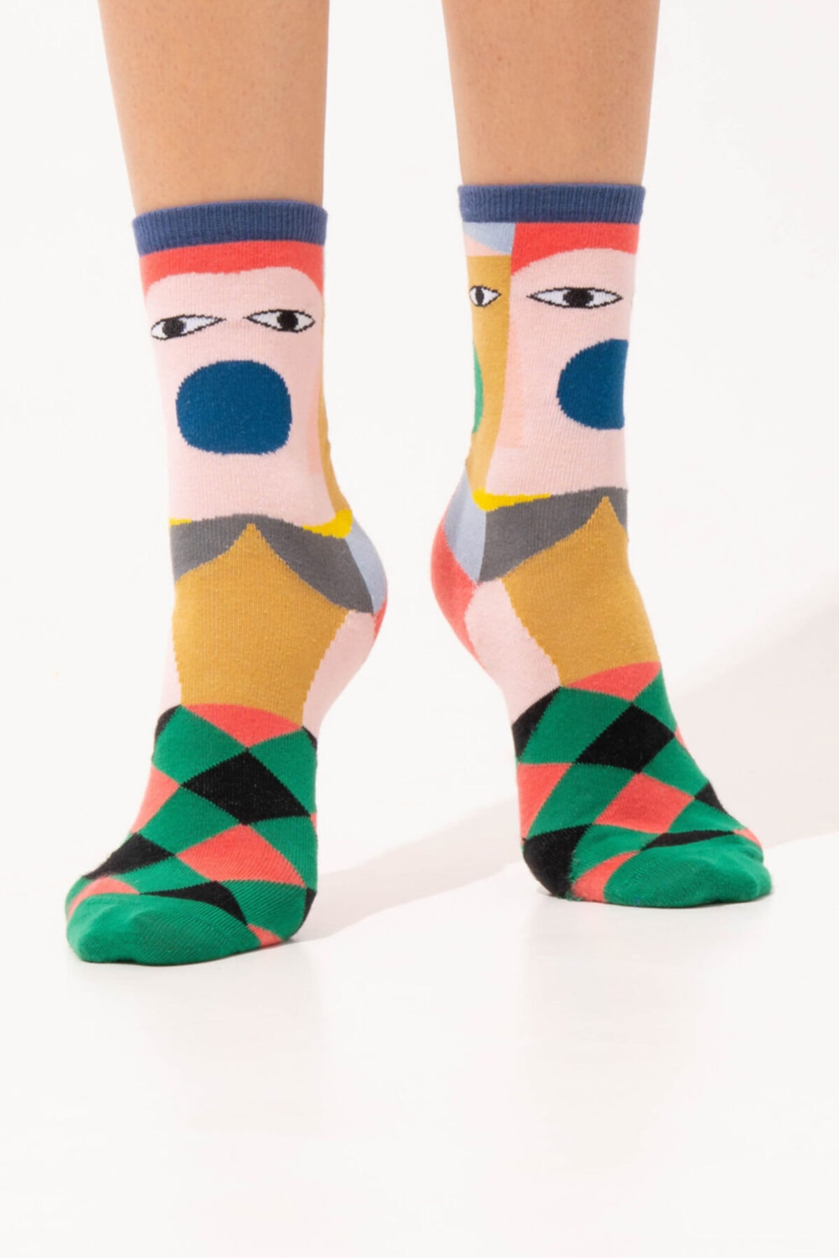 Katia&Bony Face Art Dizayn Soket Çorap - Mıx