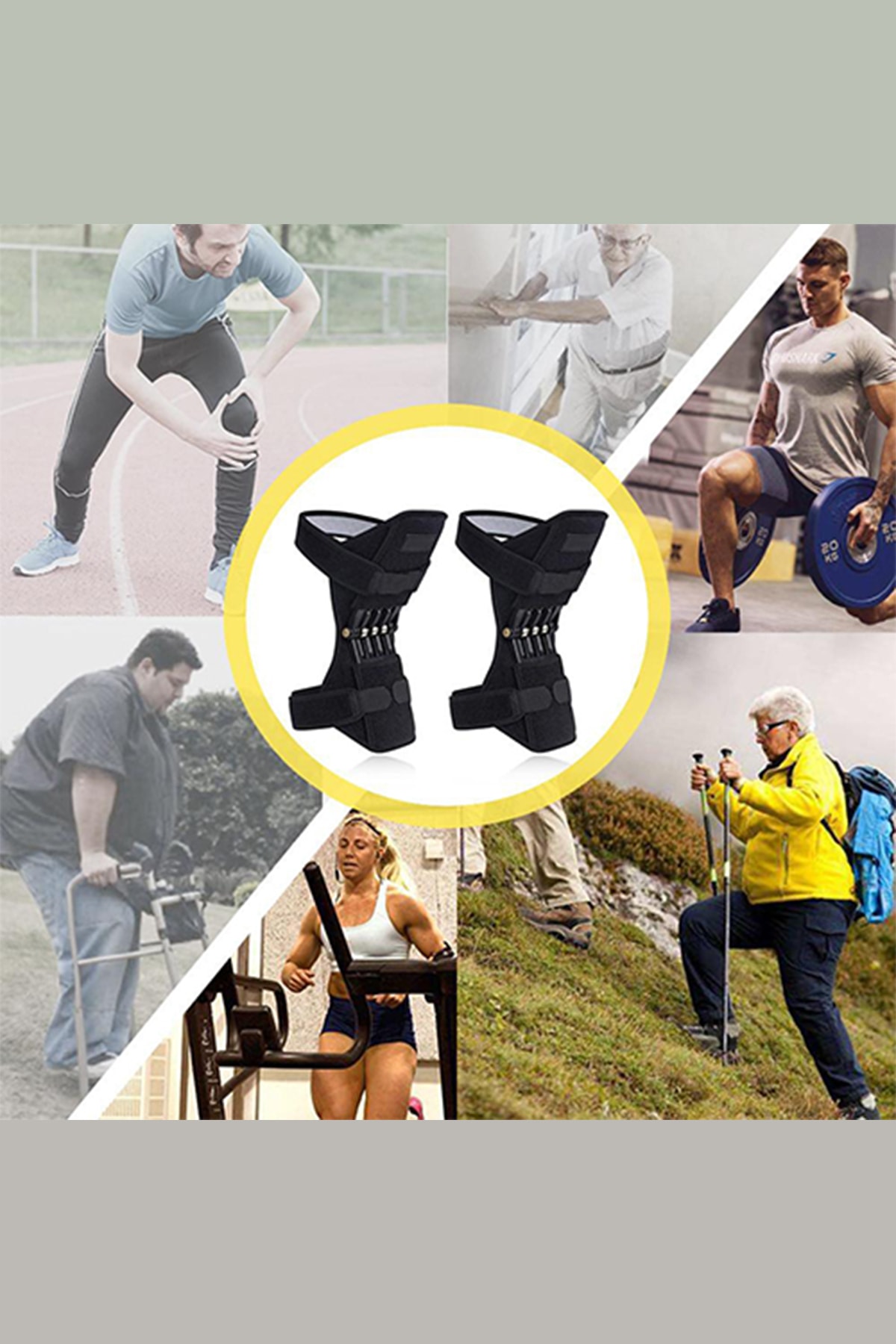 Tamam Diz Kuvvetlendirici Diz Eklem Desteği