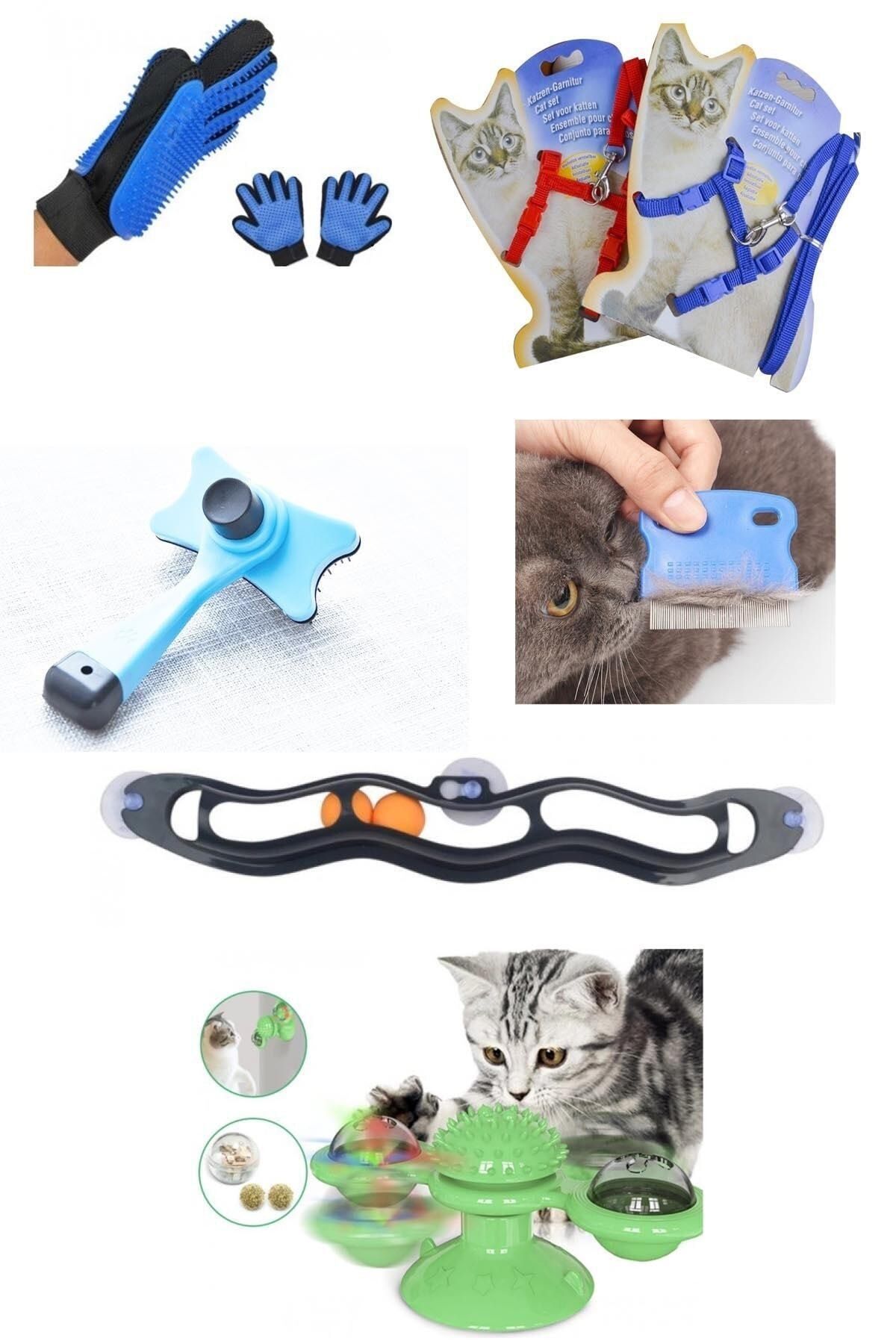 Easy Pet Kedi Oyun Ve Bakım Seti 6 Parça