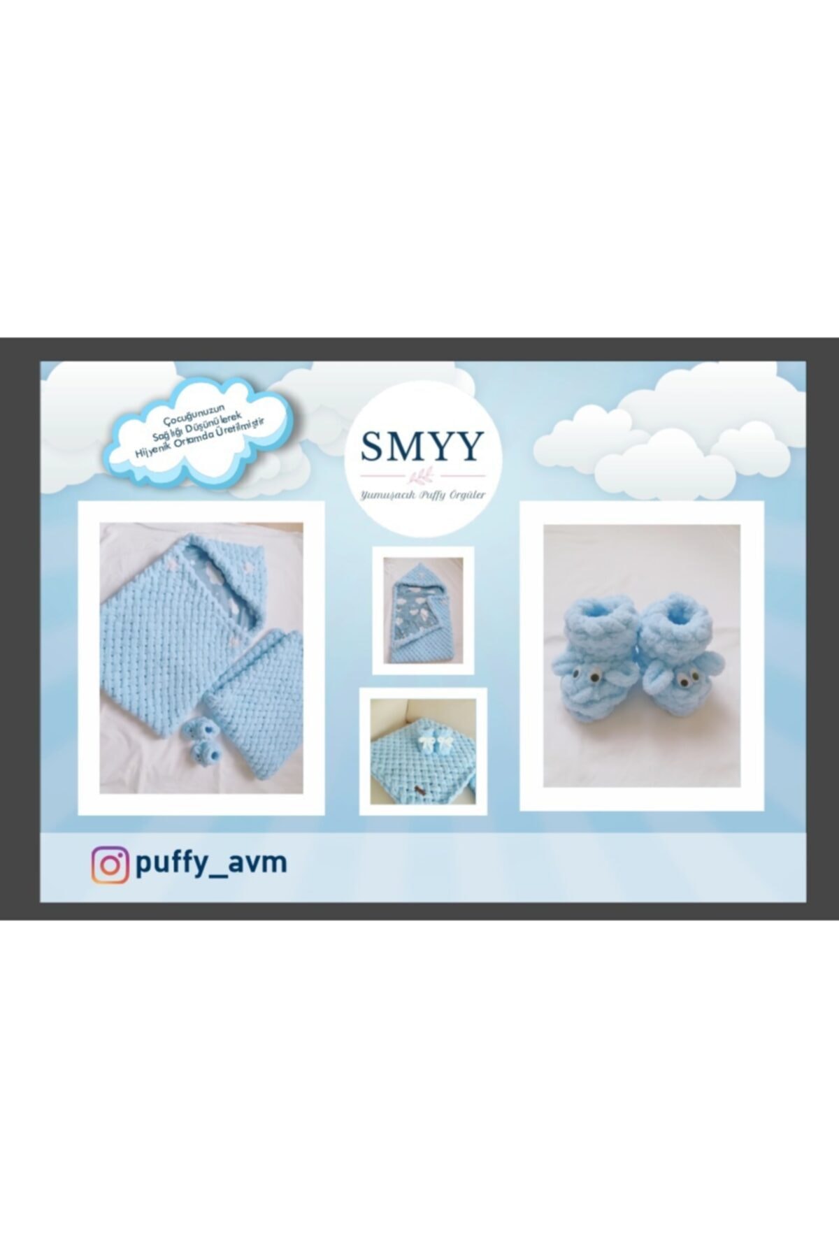 SMYY Puffy Yeni Doğan Üçlü Set