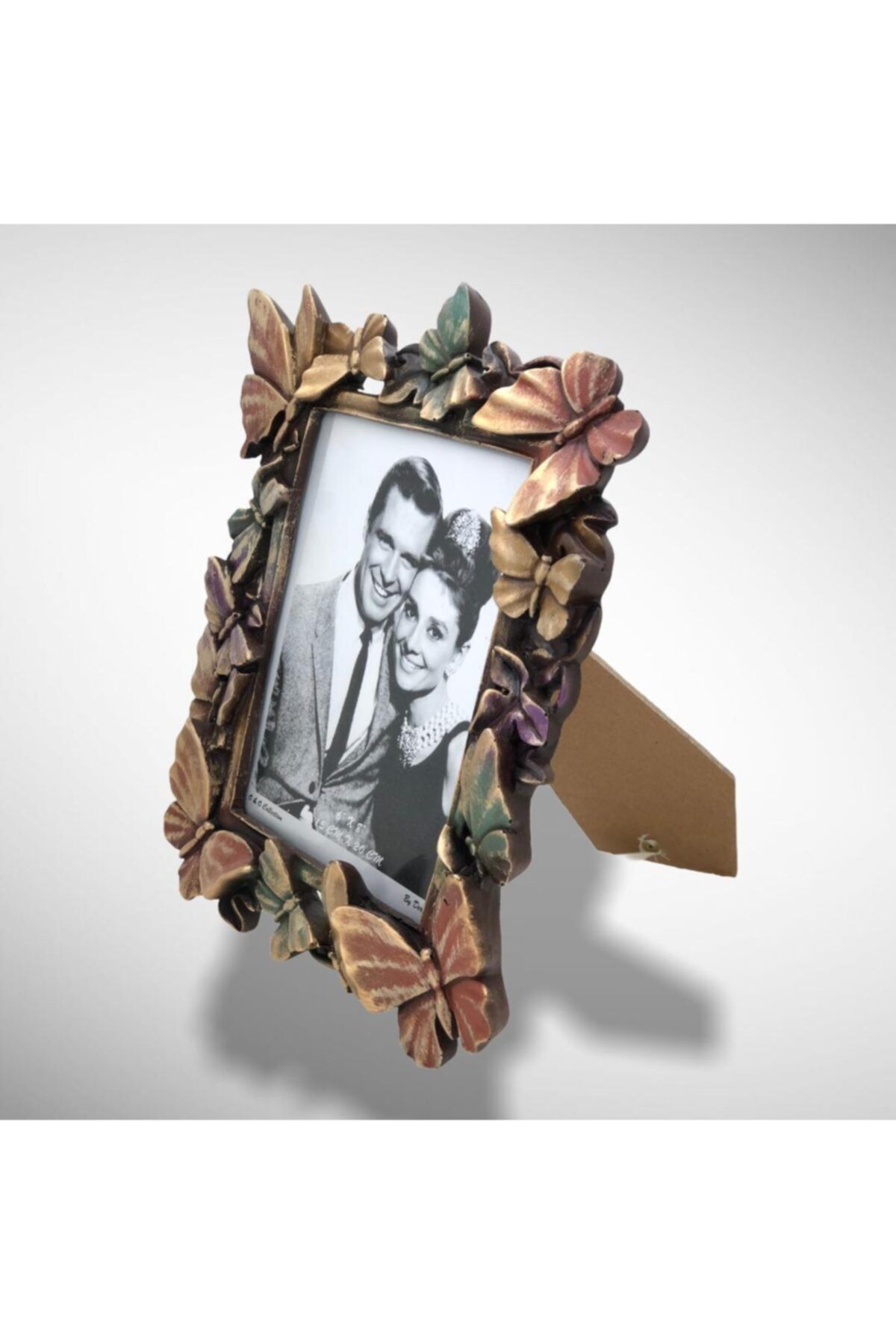 MALKOÇ COLLECTİON Kelebekli Çerçeve Birinci Sınıf Poliresin 15x20