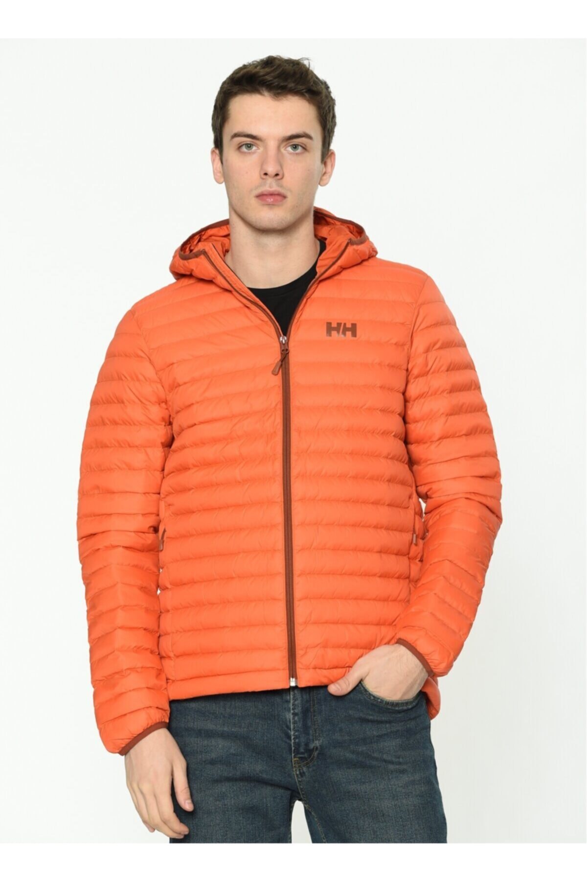Helly Hansen Erkek Turuncu Sırdal Hooded İnsulator Kapüşonlu Ceket