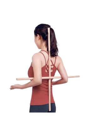 Bundera Yoga Stick Pilates Fitness Spor Aleti Vücut Esneme Gerdirme Kardiyo Egzersiz