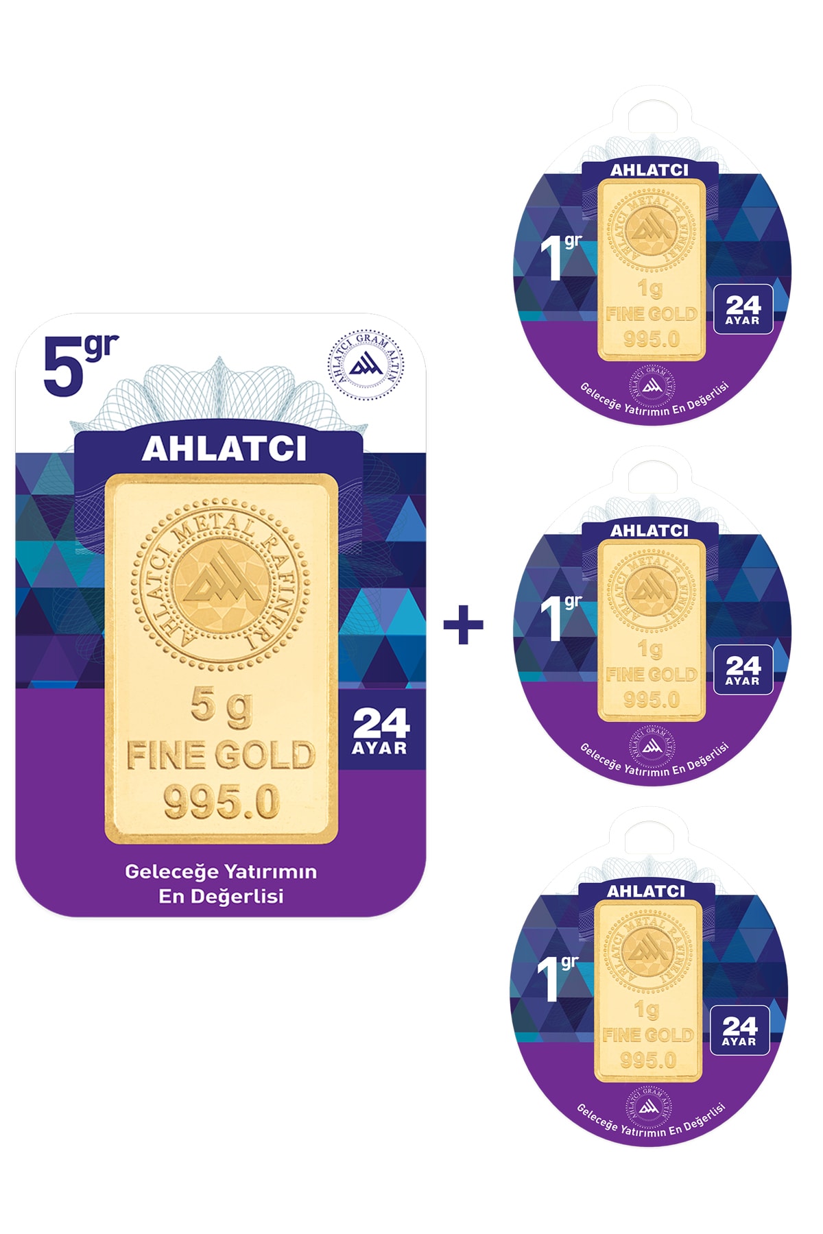 Ahlatcı 24 Ayar - 8 gram Külçe Altın