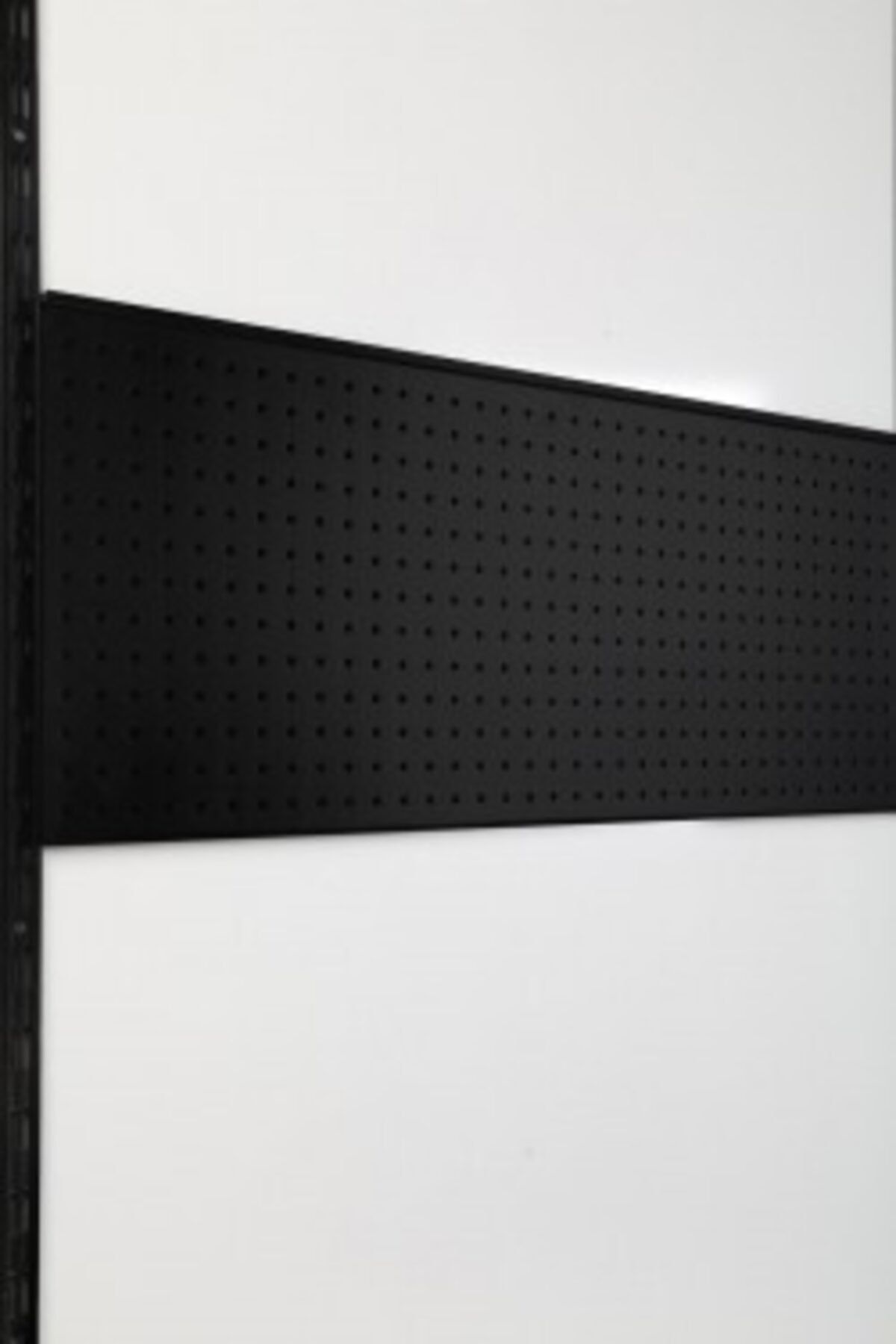 Modern Raf Duvara Monte Delikli Fon Siyah 60cm Set