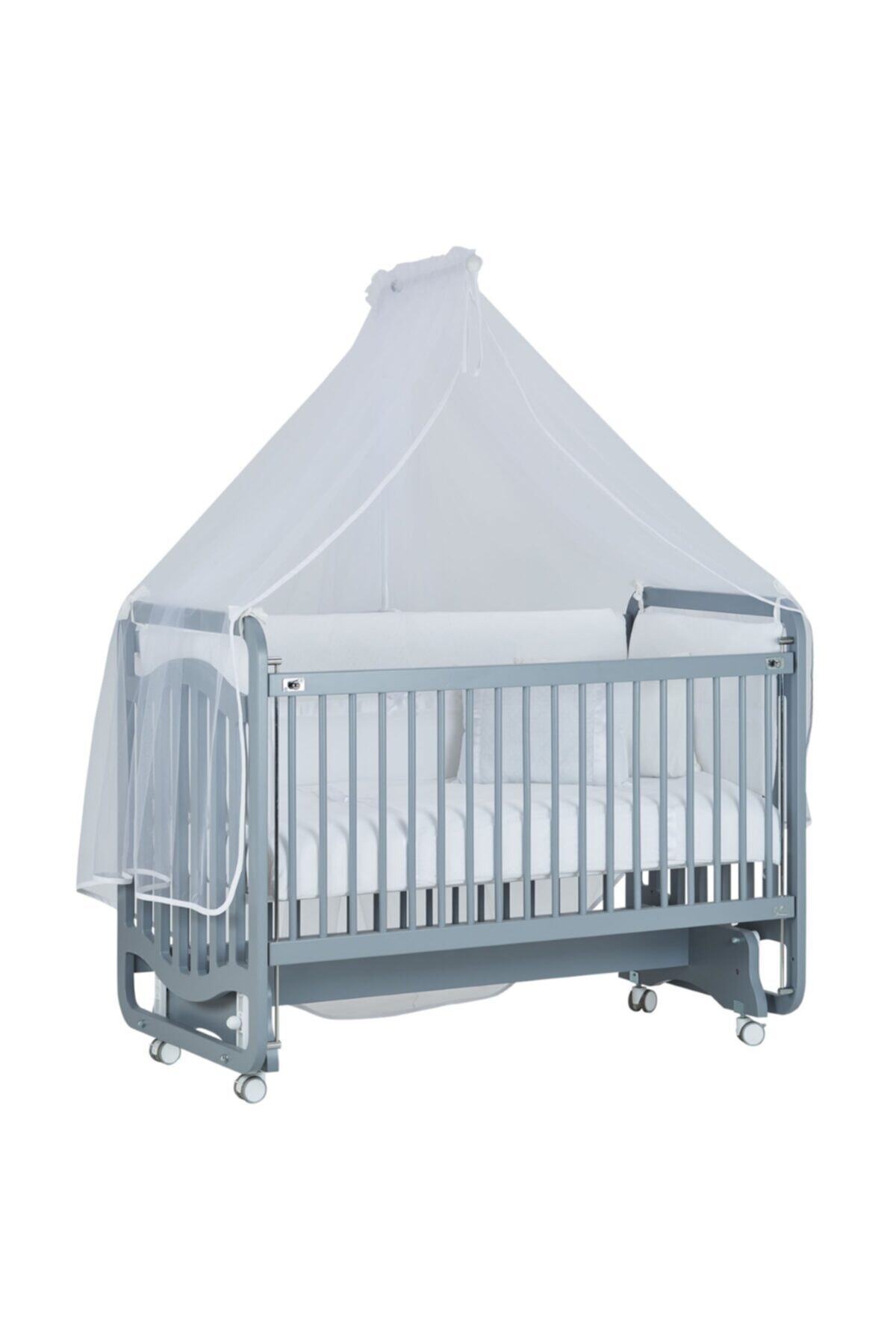 G&G baby Gg Baby Gris Anne Yanı Beşik Swan