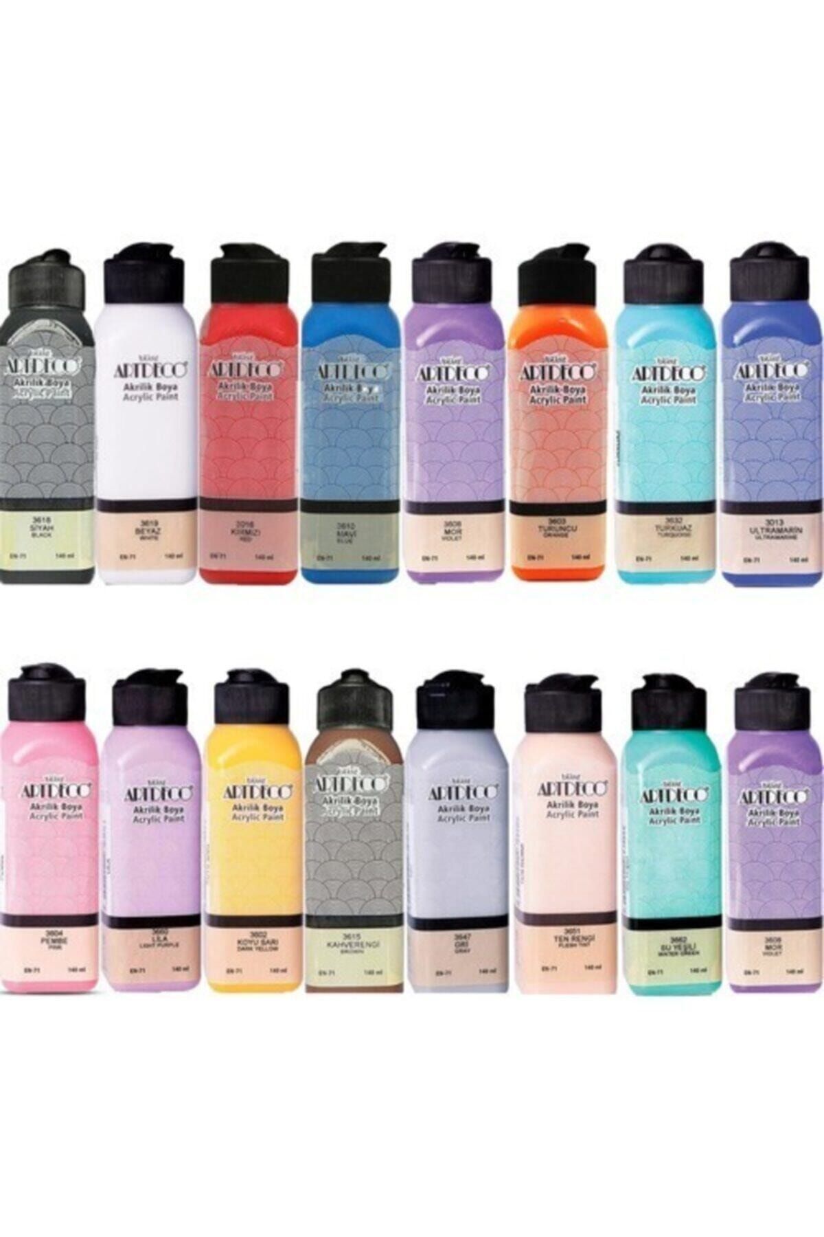 Artdeco Akrilik Boya 140 ml 18'li Set: Kk 9