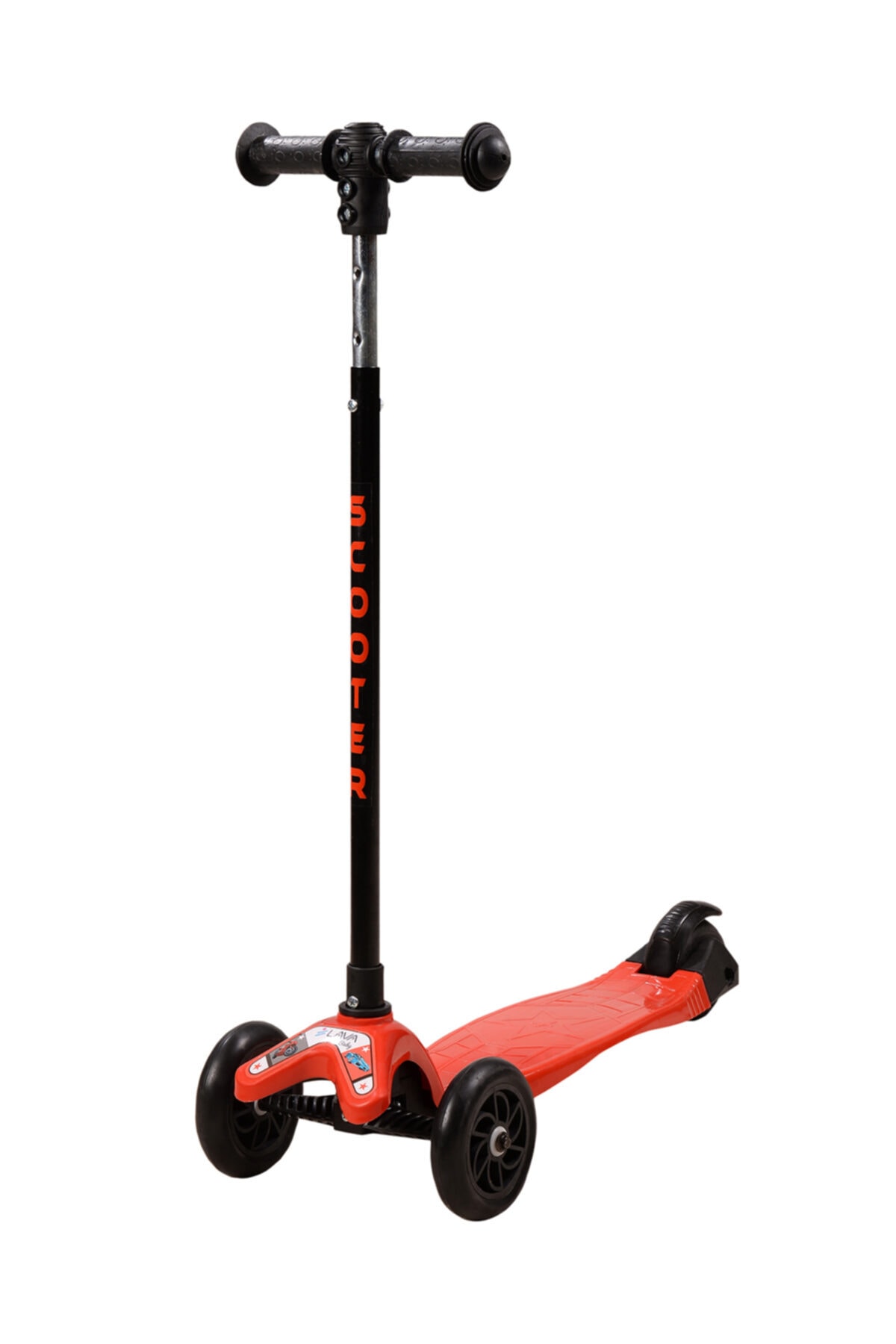 LavaBaby Lava Baby Yükseklik Ayarlı 3 Tekerli Scooter Kırmızı