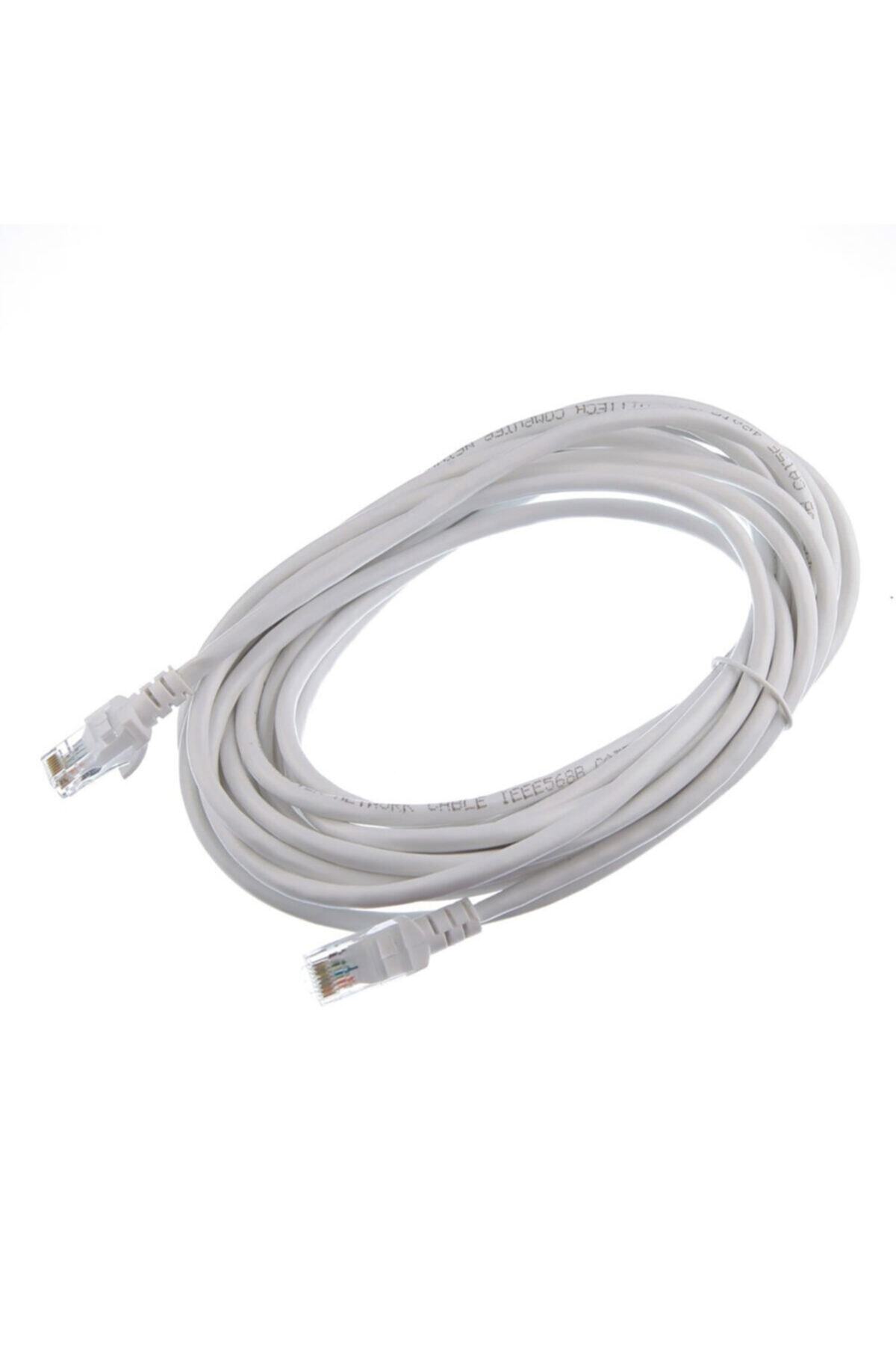 gürcantech 3 Metre Gri Cat5 Utp Patch Hazır Kablo Internet Kablosu Iki Ucu Hazır Fişli Tak Çalıştır Kullan