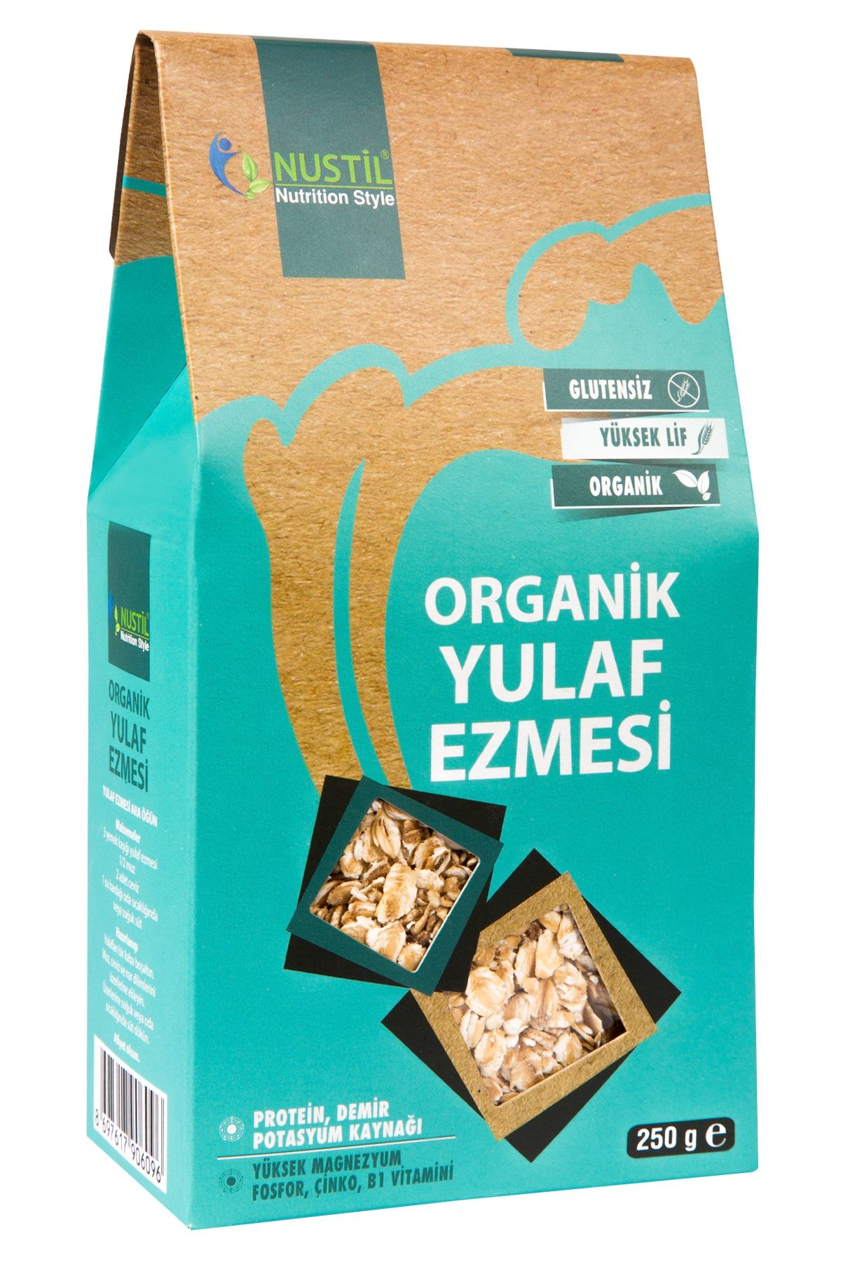 Nustil Nutrition Style Organik Glutensiz Yulaf Gevreği 250g