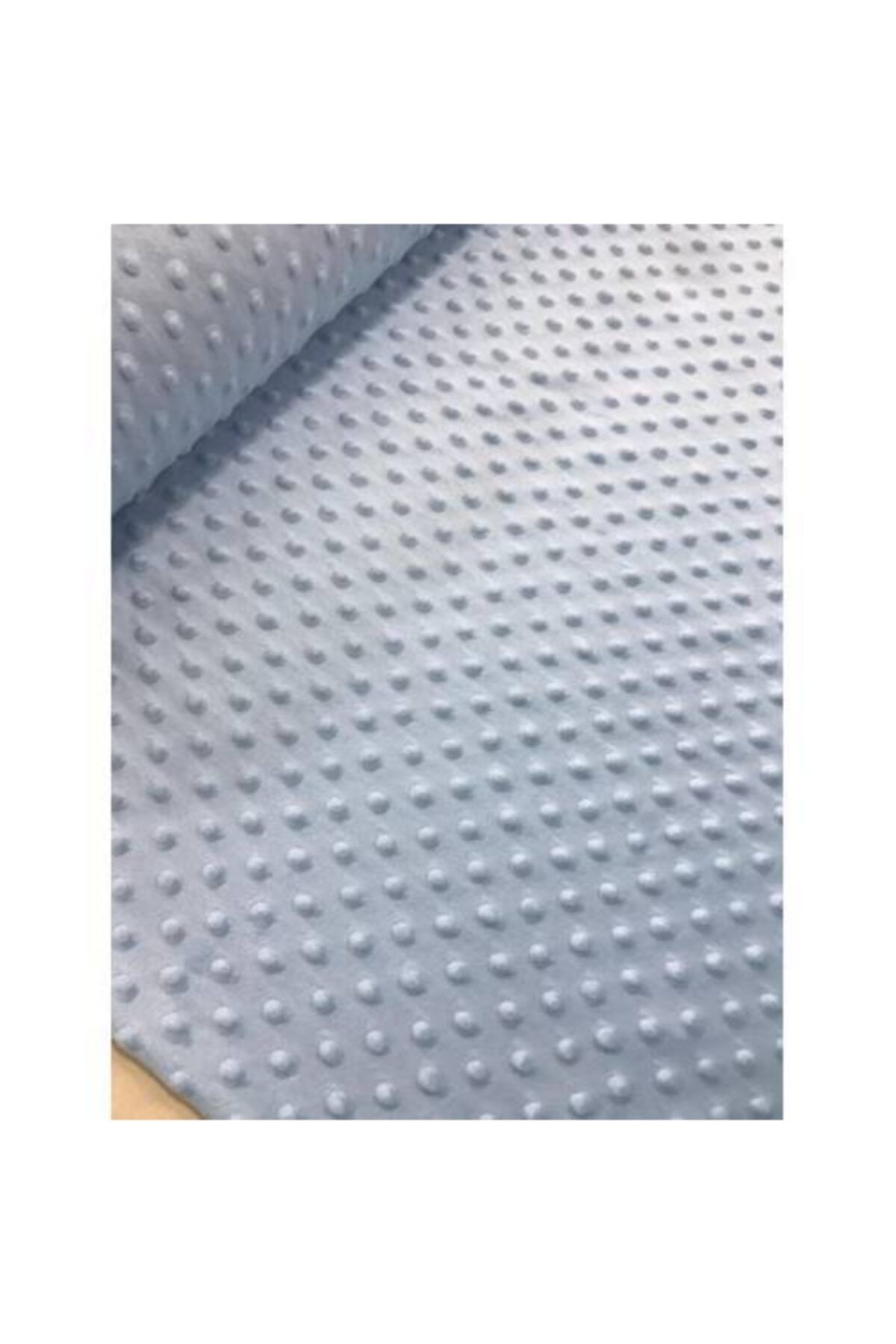 Kumaş Home Bebek Battaniyelik Nohut Polar Minky Kumaş Mavi