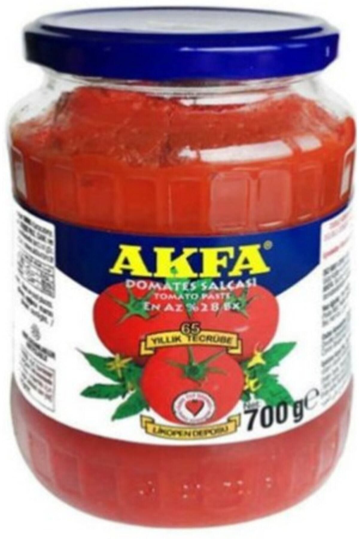 Akfa Cam Kavanoz Domates Salçası 700 gr 2 Adet