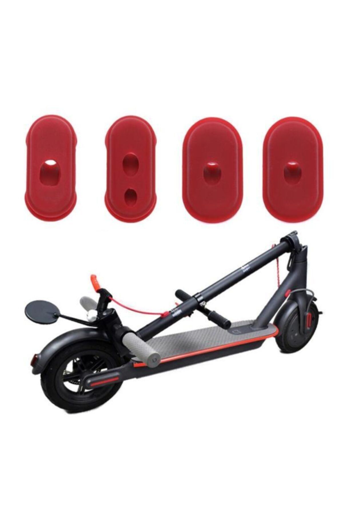 Bluedio M365/pro Elektrikli Scooter Için 4 Adet Kauçuk Kablo Delik Tapası